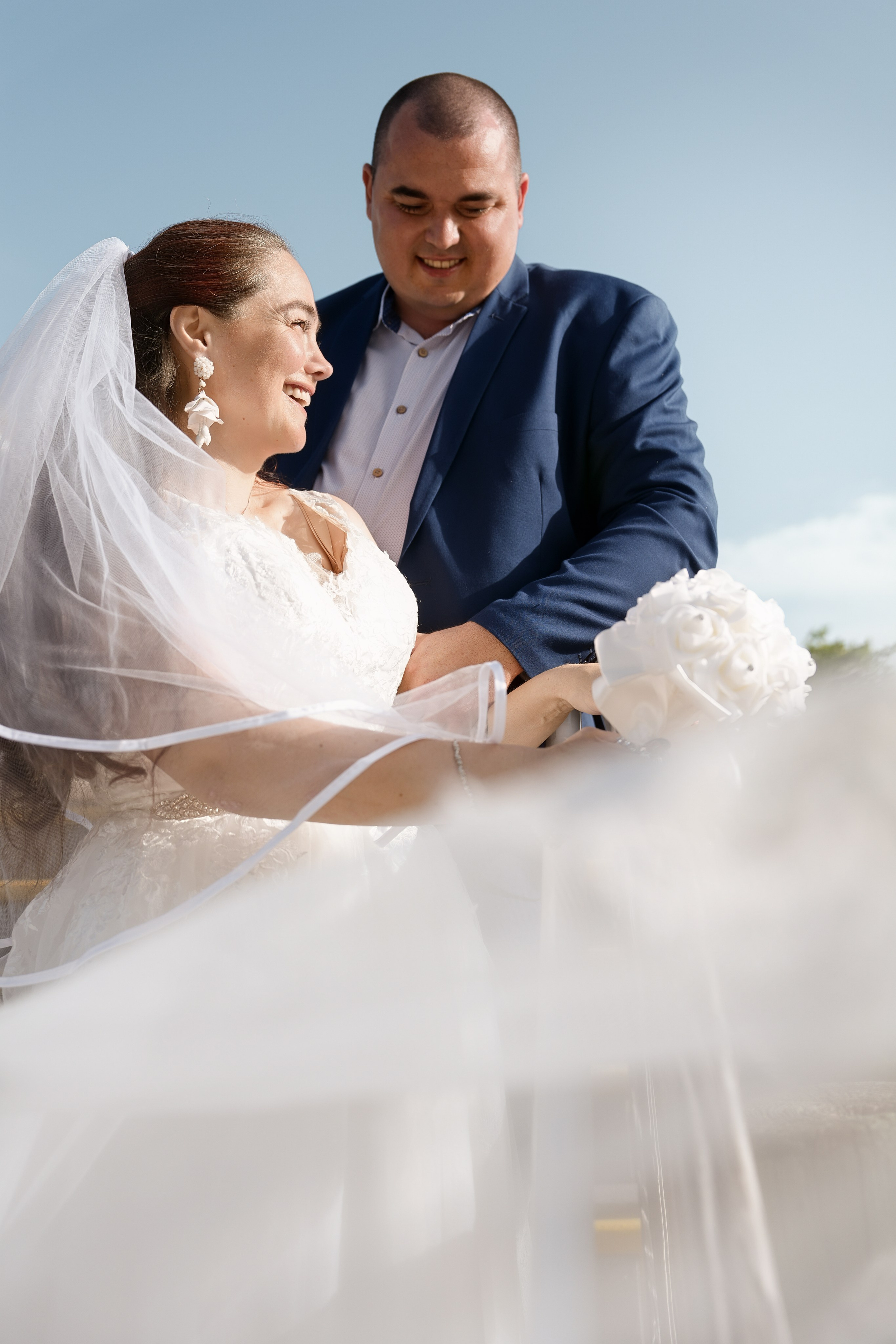 Beach Wedding in Englewood, Florida. Wedding and family photographer Olga Belianskaia