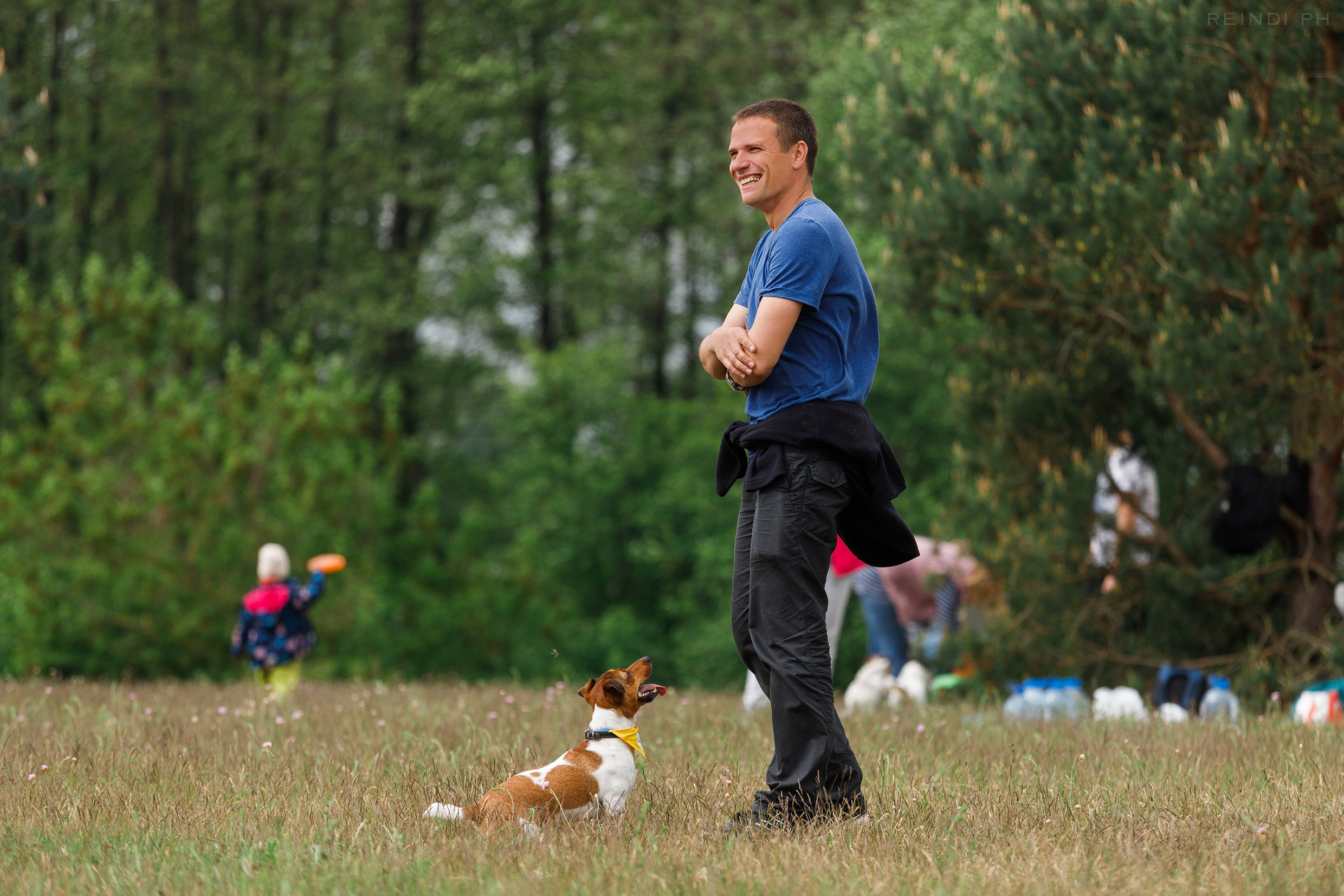 Dog frisbee championship | summer. Kaja | fotograf we Wrocławiu | ludzie i psy