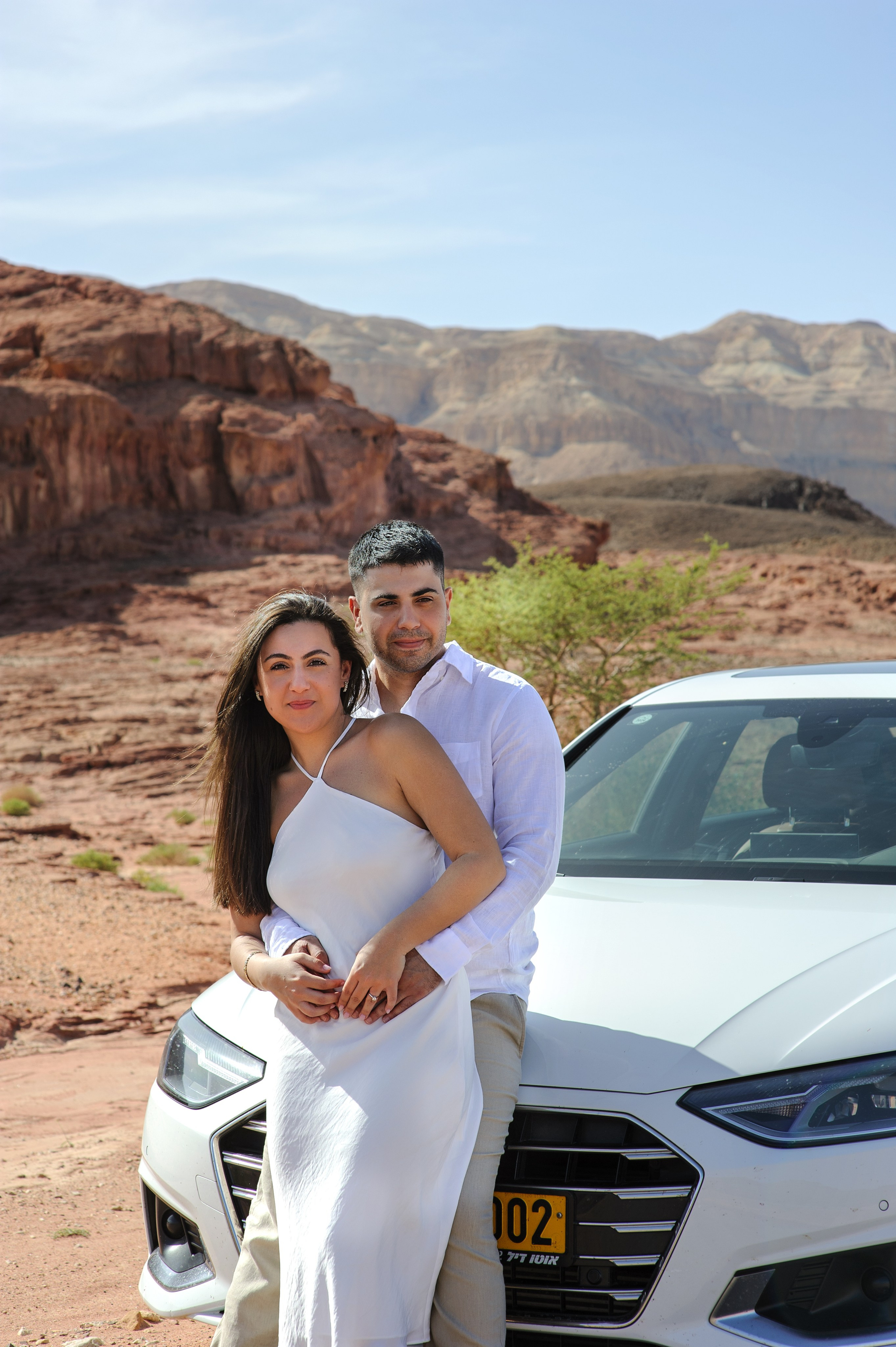 Save the Date for Jess & Gelad in a Timna Canyon. Family children pregnancy love stories photographer in Eilat Israel Olga Amchislavsky
