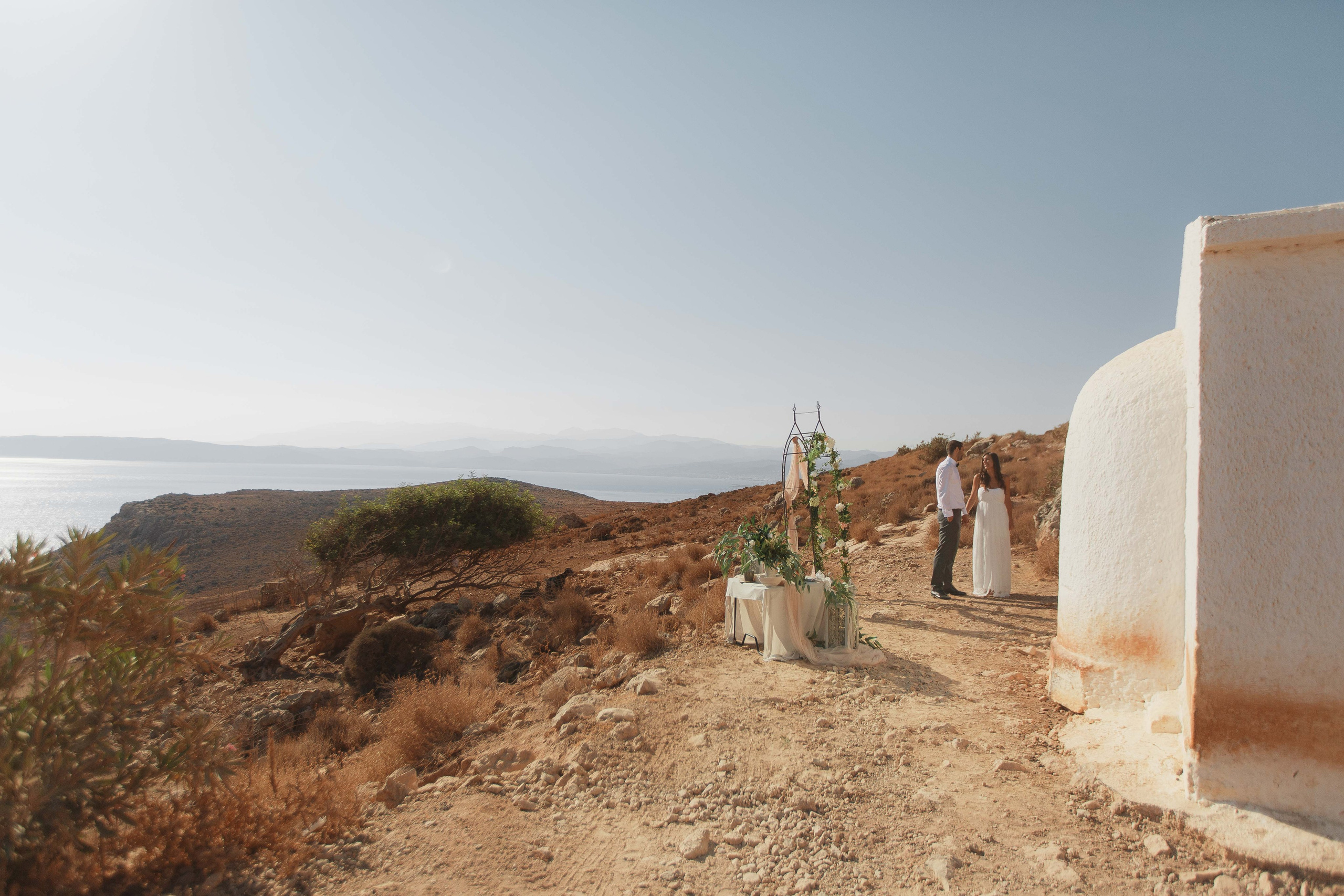 Marino & Steffi, Crete. Denny Savon — Photographer in Santorini | Weddings, Love Stories & Flying Dress