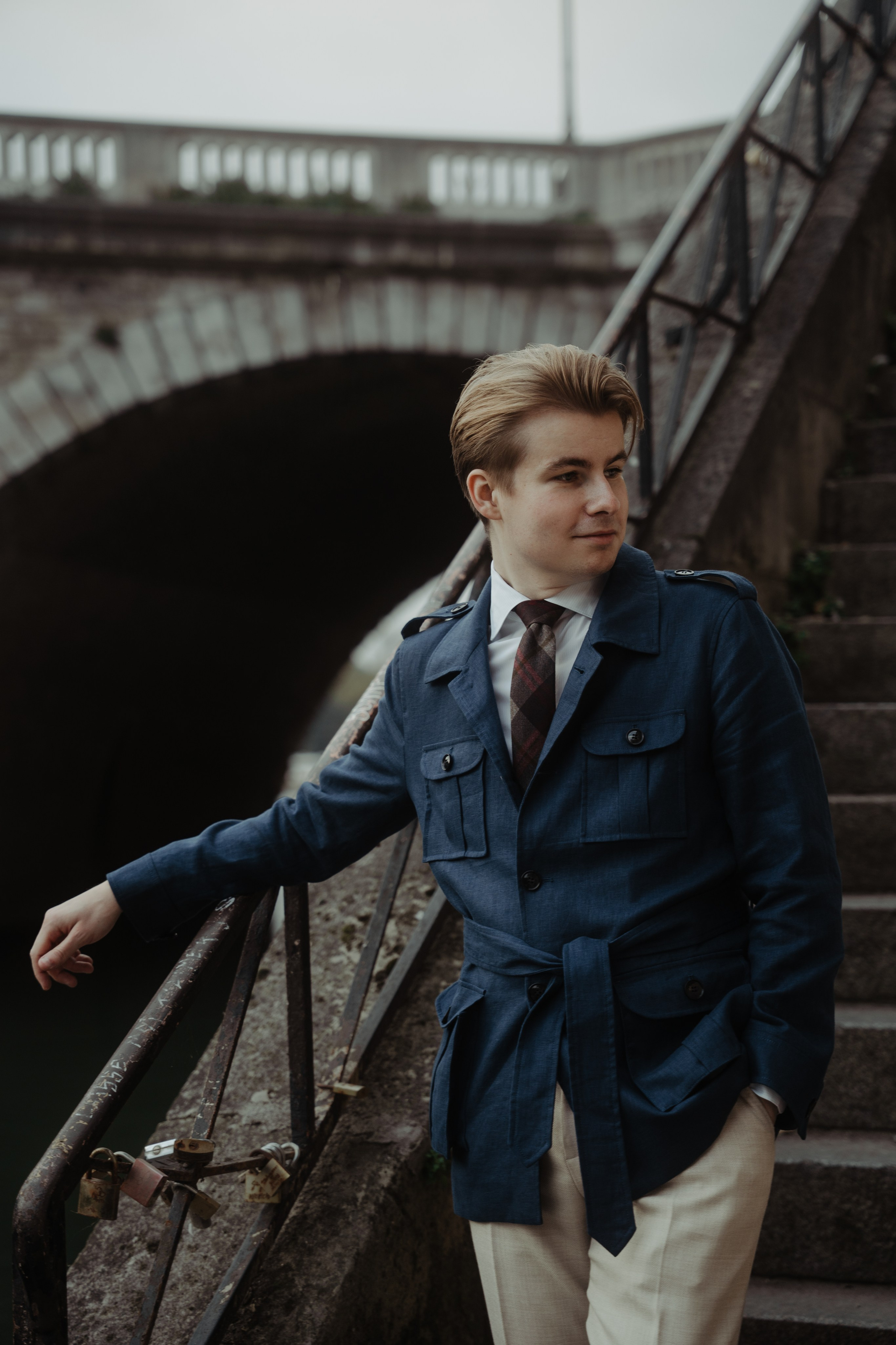 Simon on the île Saint-Louis. Paris photographer — Polina Osipova