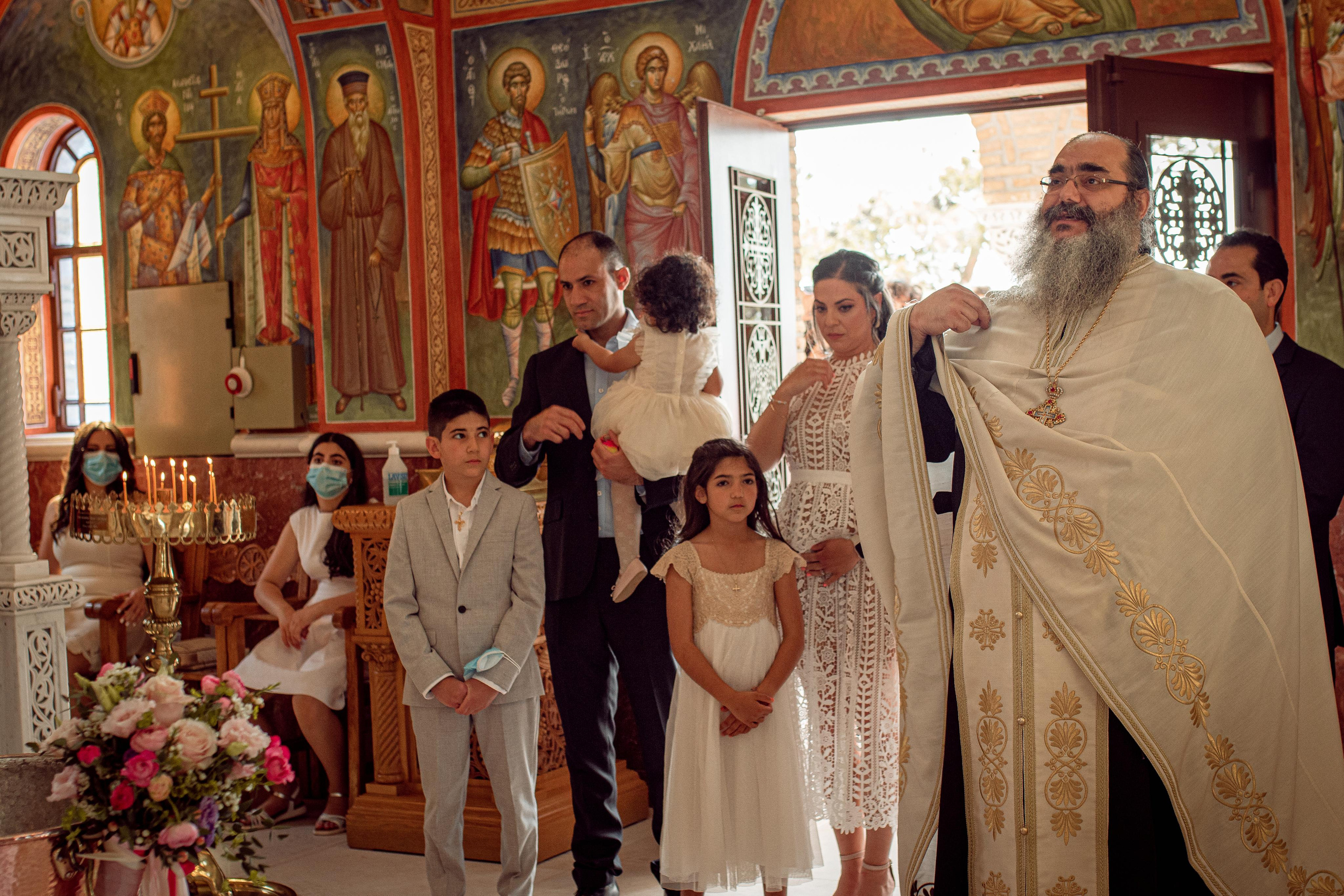 Amalia’s Baptism. Family Photographer in Greece
