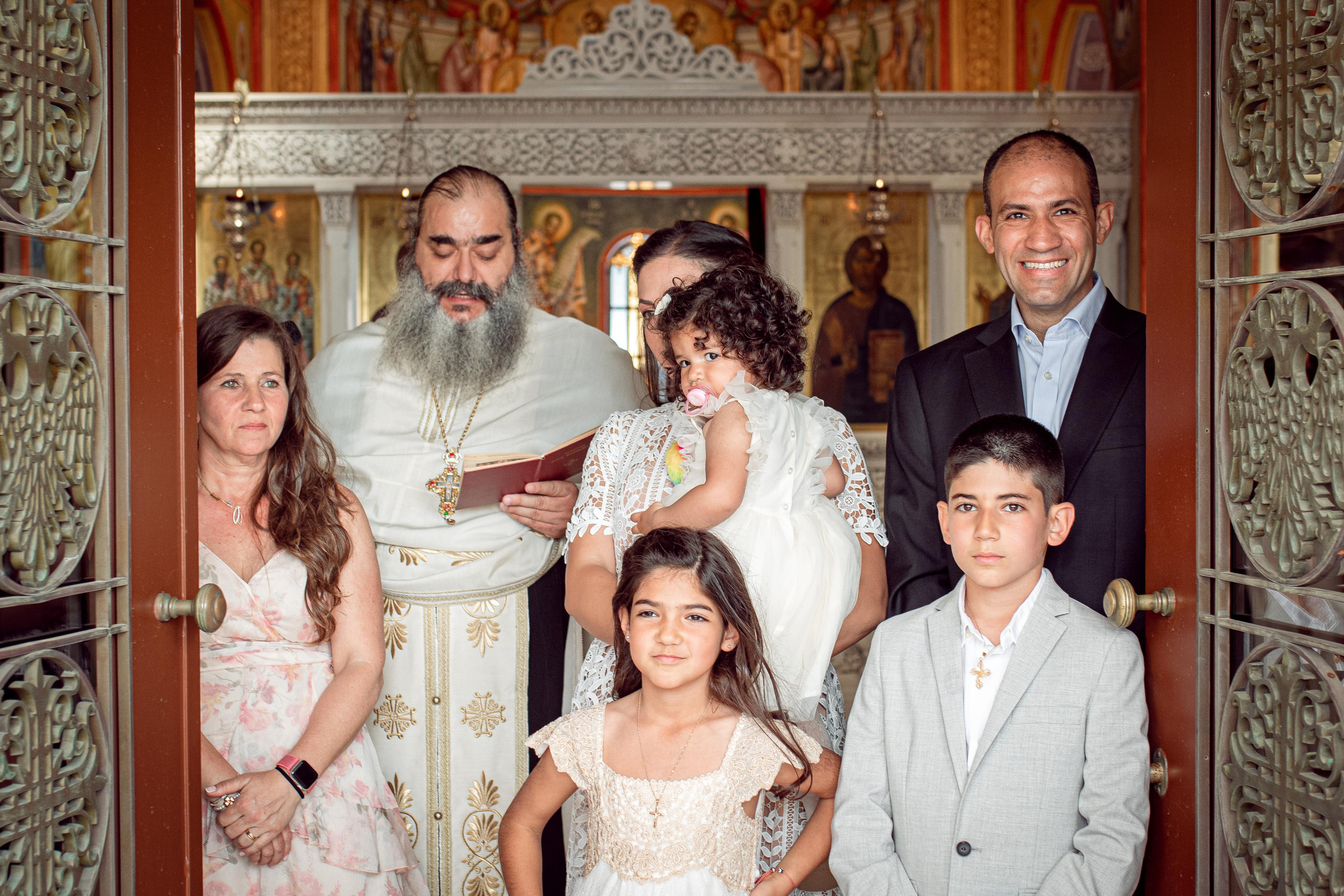 Amalia’s Baptism. Family Photographer in Greece