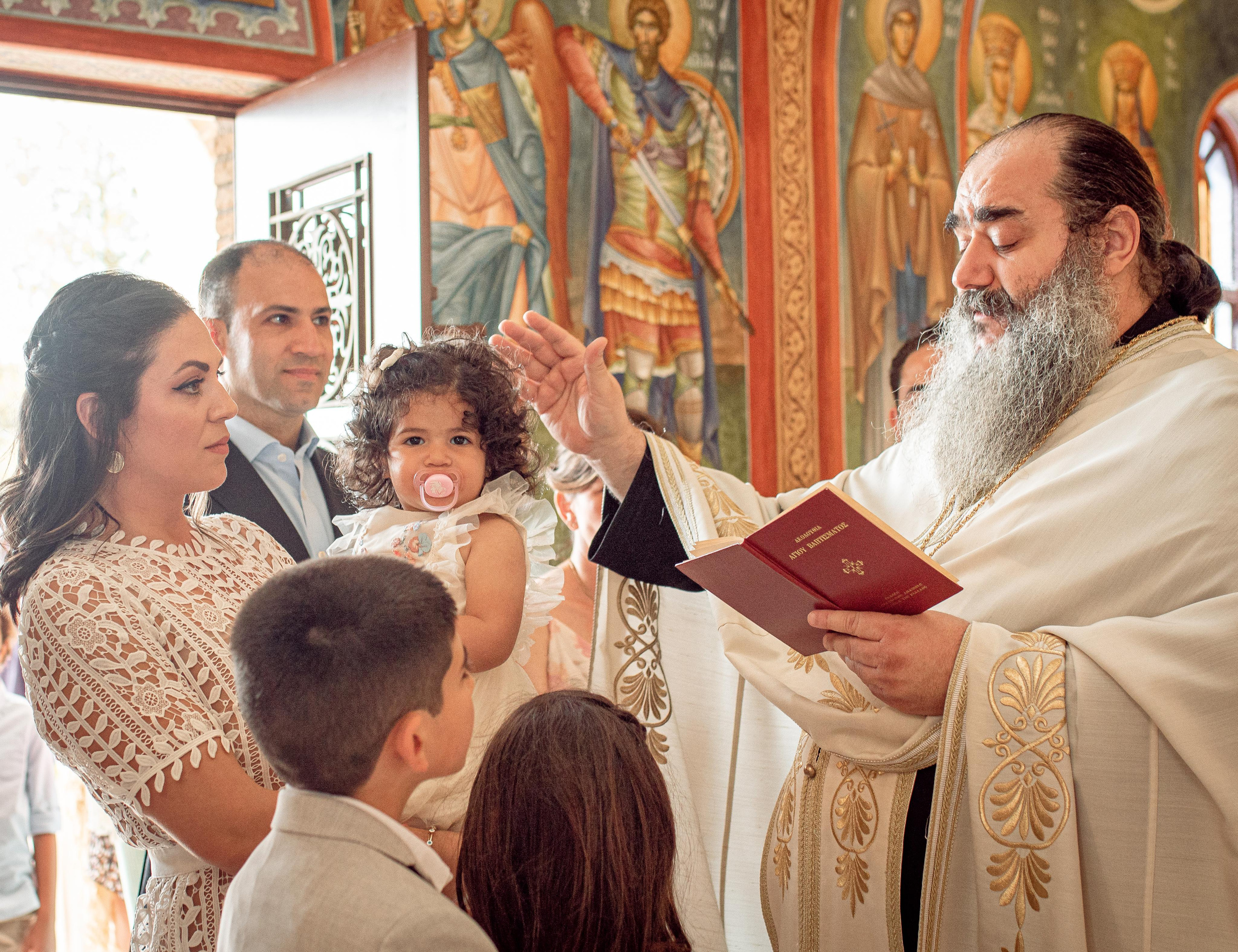 Amalia’s Baptism. Family Photographer in Greece