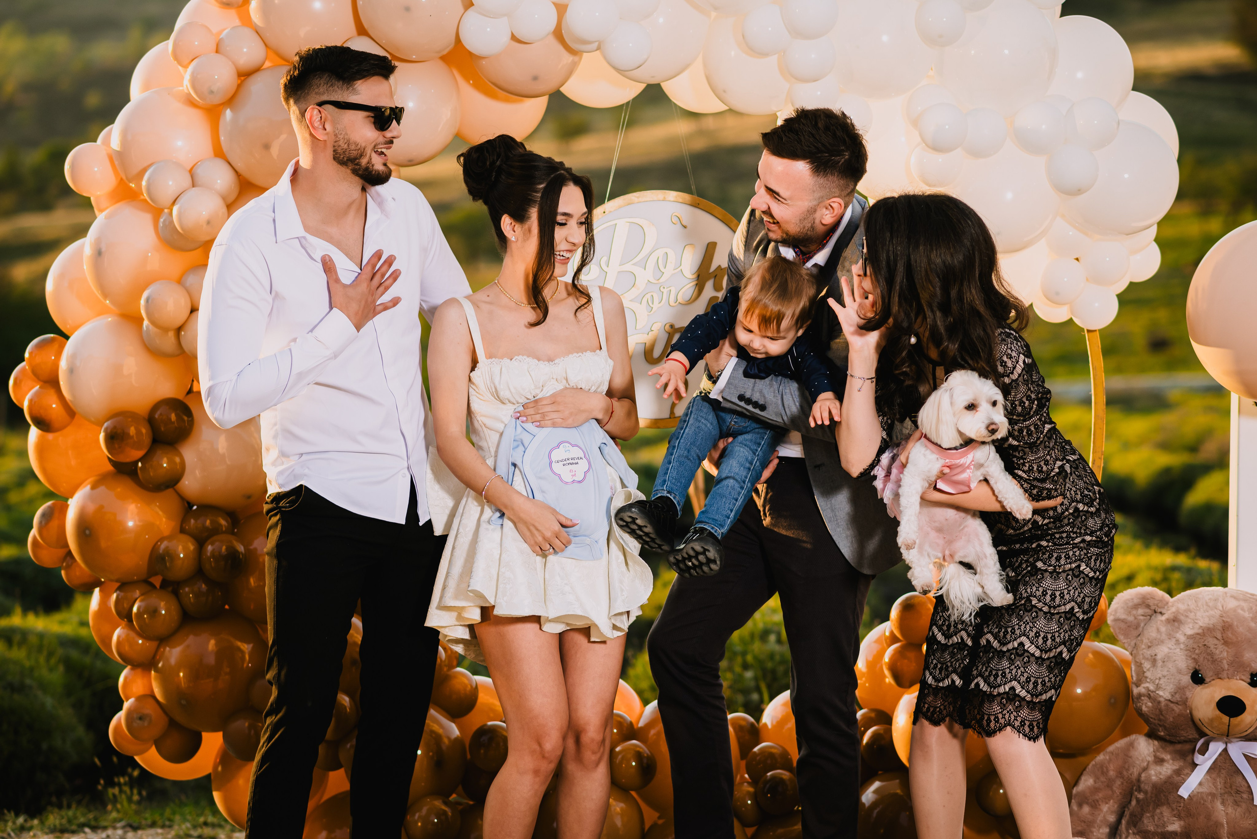 Gender reveal Alina & stefan. Giani Maftei