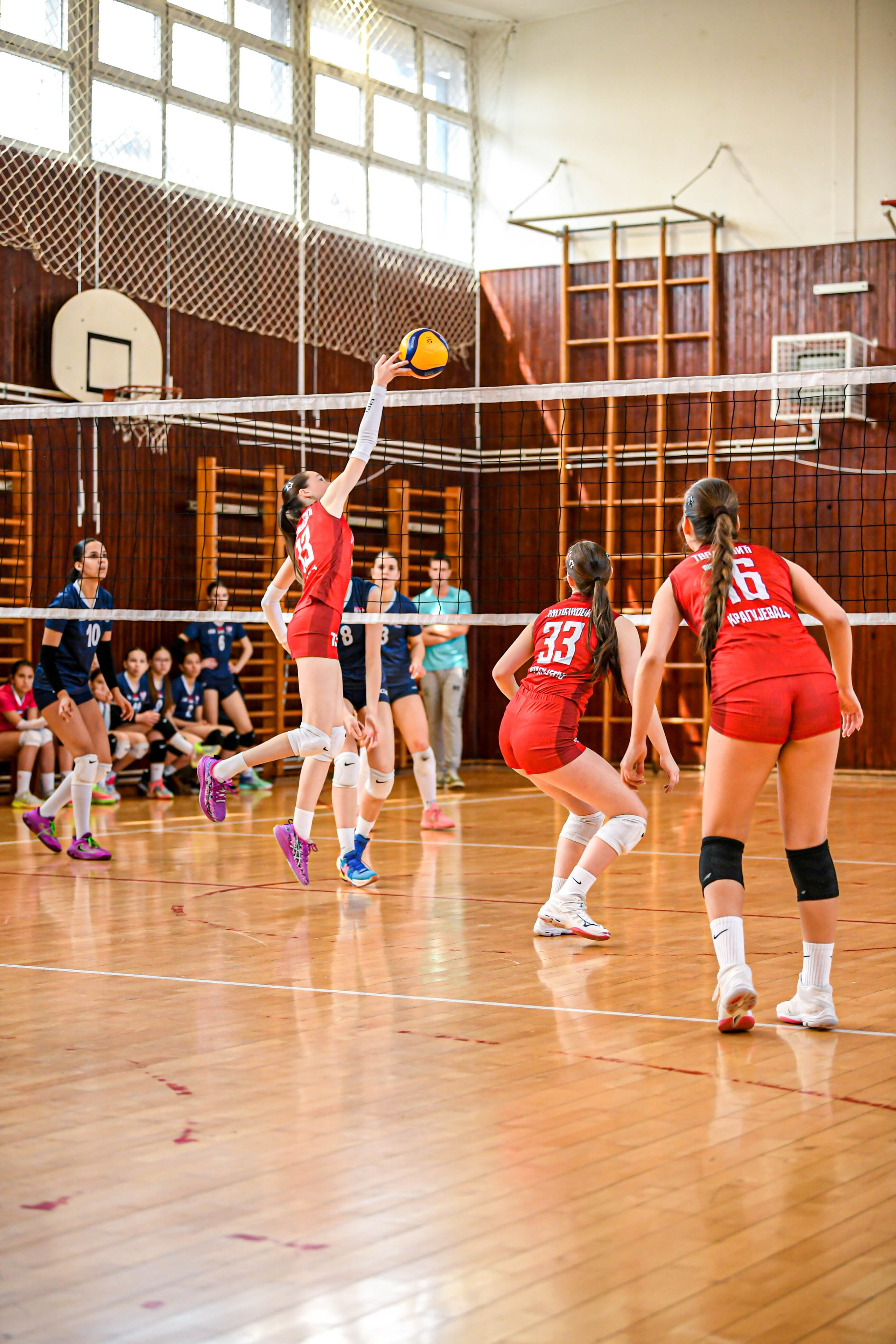 Odbojka 22.03.  Radnicki KG — BlockVolley JAG. Foto Simic Jagodina