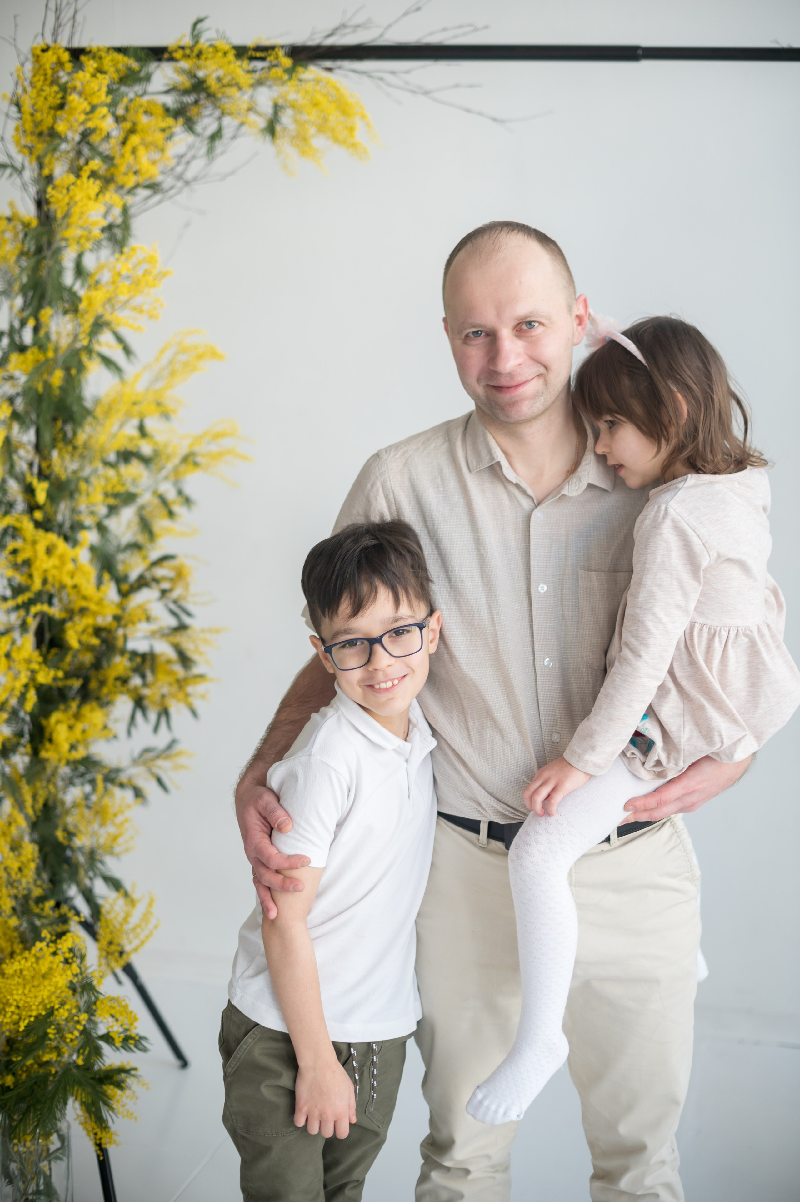 Семейная фотосессия в студии. Семейный и детский фотограф в Минске Надежда Савицкая