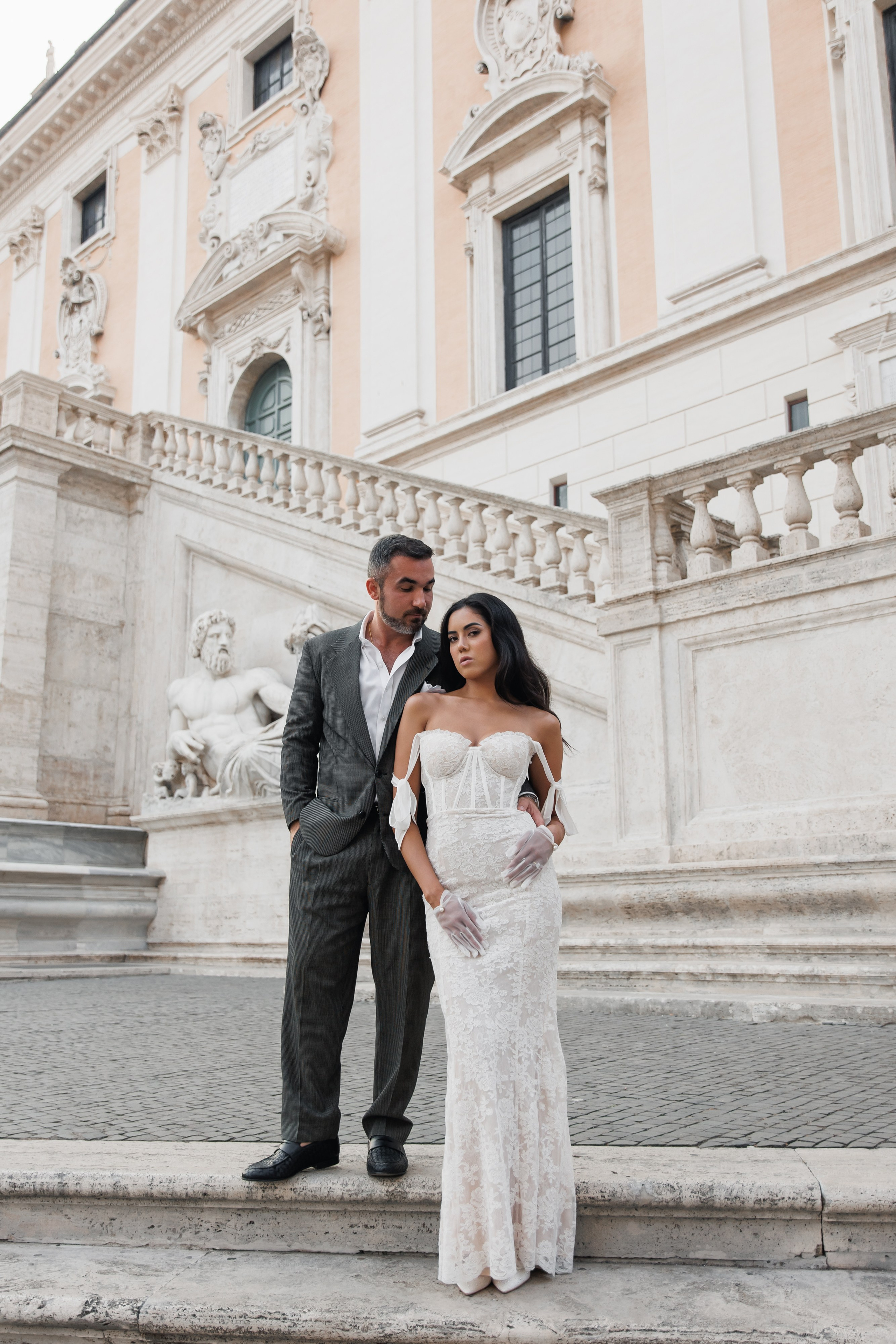 Veroniva & Dean. Wedding Photographer Rome Tuscany Como Sicily Puglia Amalfy Italy- Oksana Savenchuk