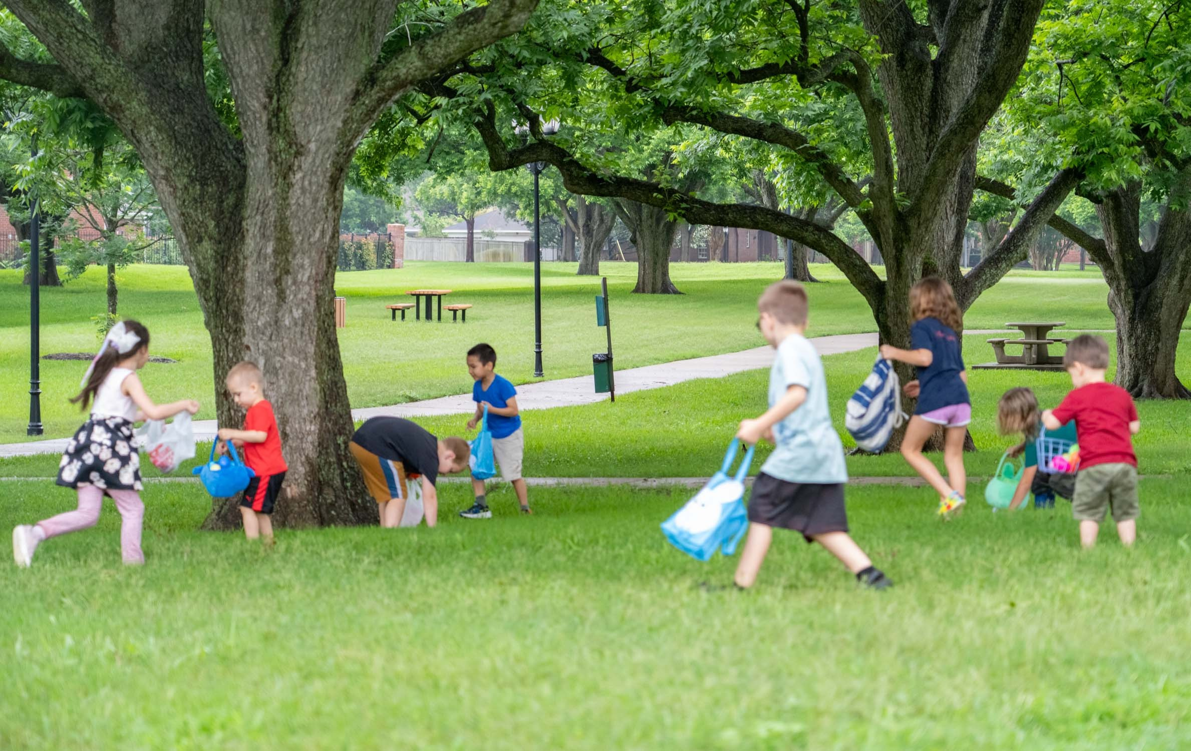 Easter picnic. Photographer Irina Kozhemyakina. Houston