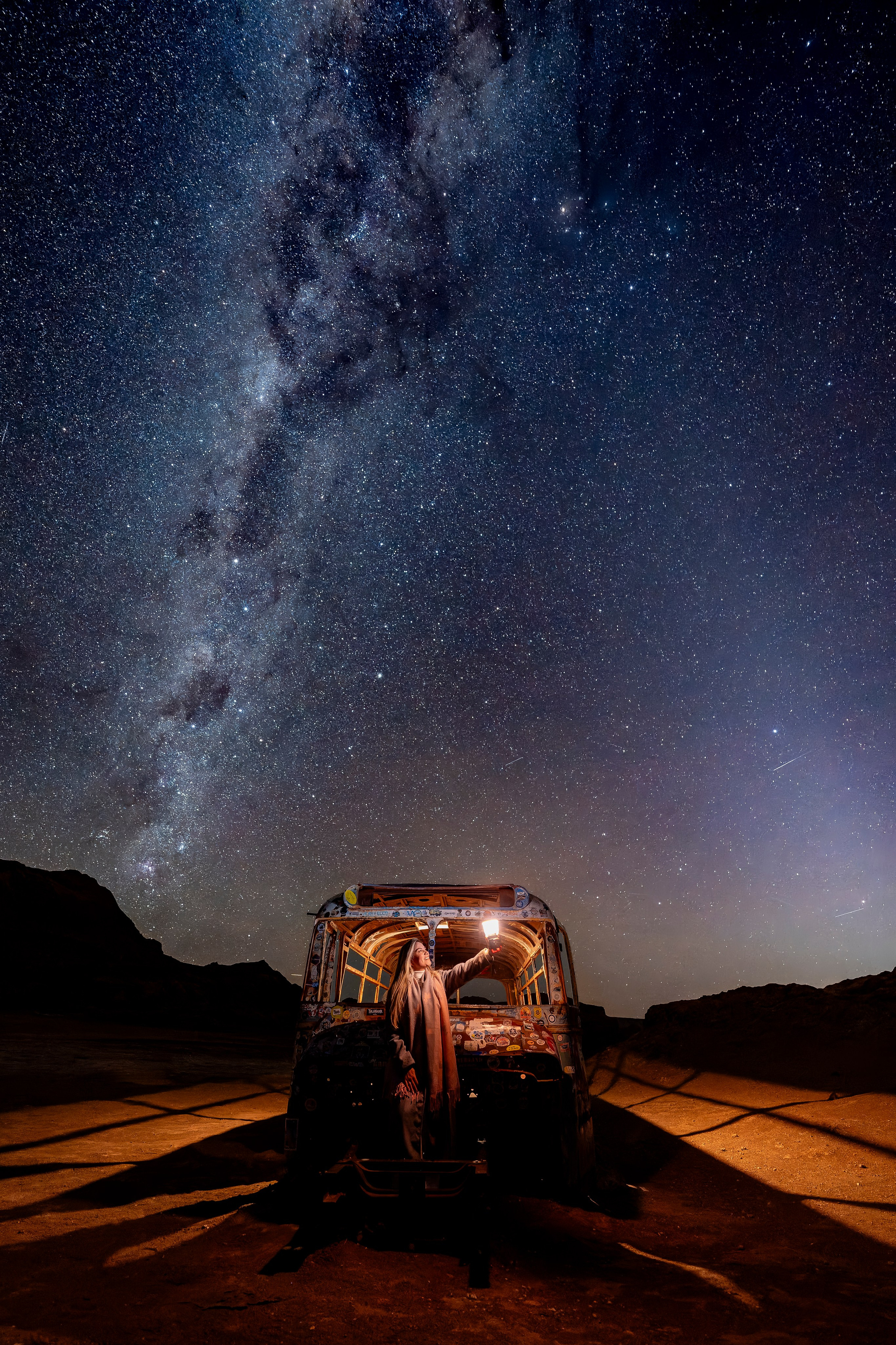 Vallecito Noturno — Pedido de casamento. Fotografo en San Pedro de Atacama