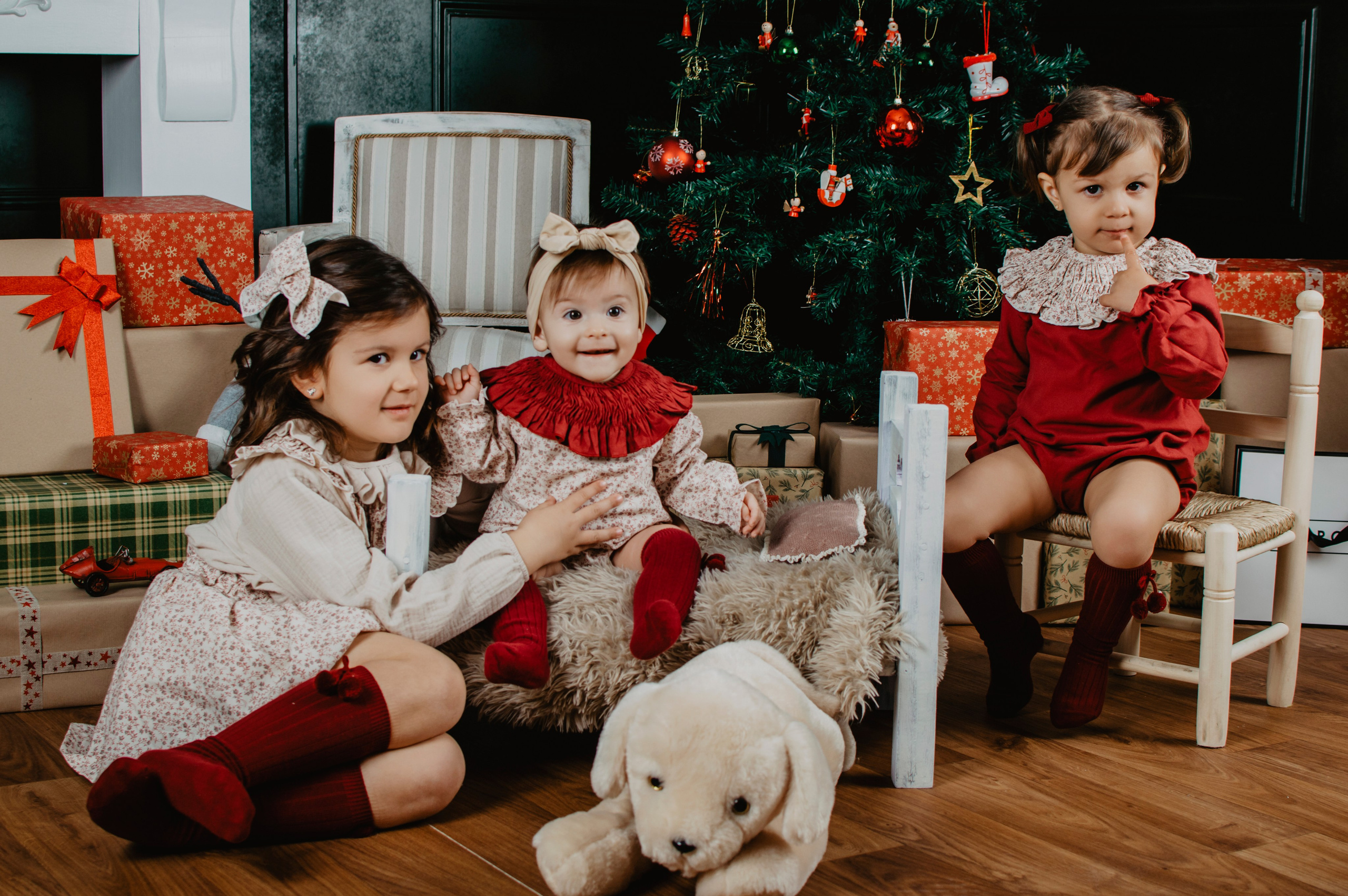 Mikaela, Julieta y Valeria. Fotografía Antonio Luis Bascón