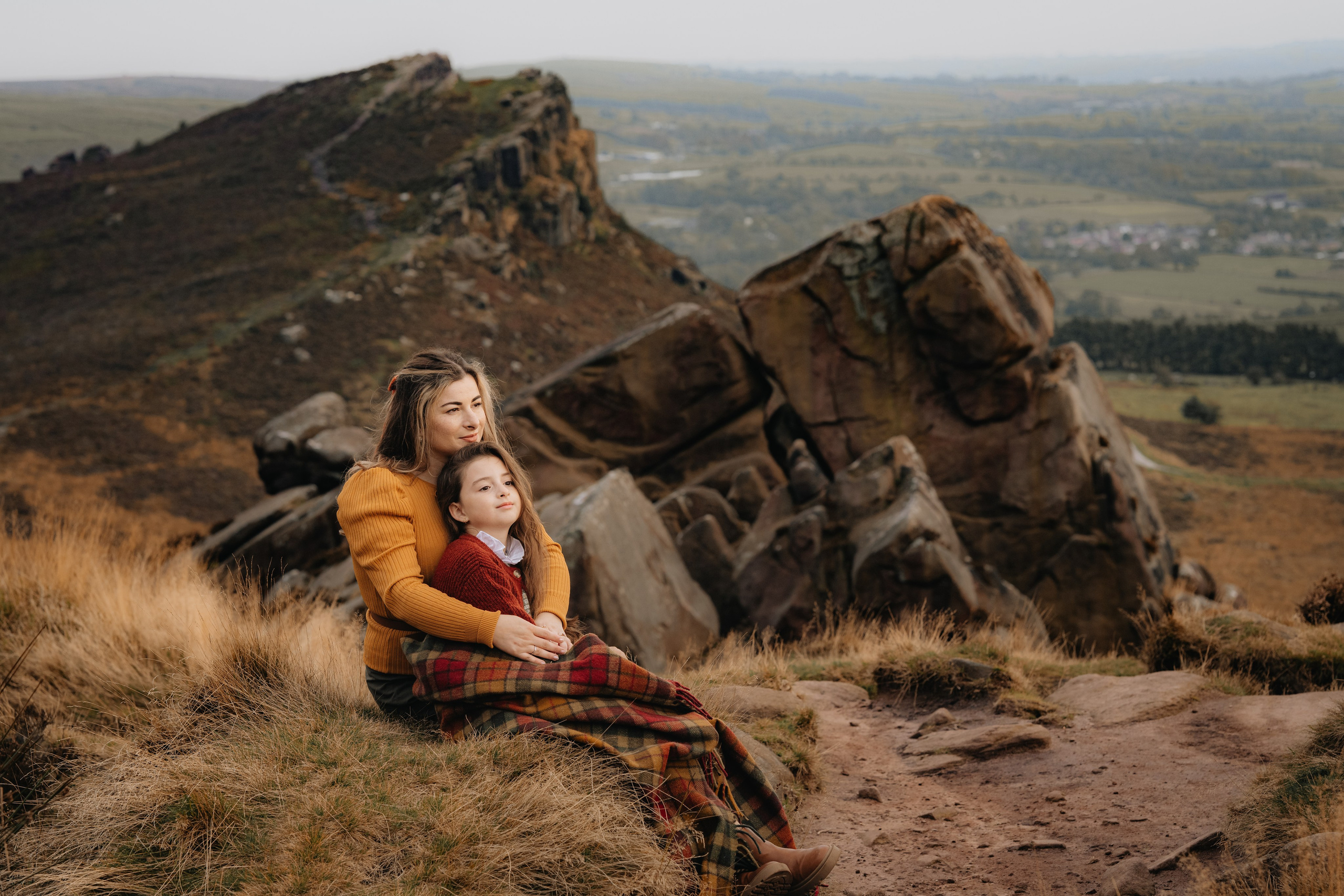 Mommy and me, Peak District. Tania Gandrabur, photographer in West Midlands, England