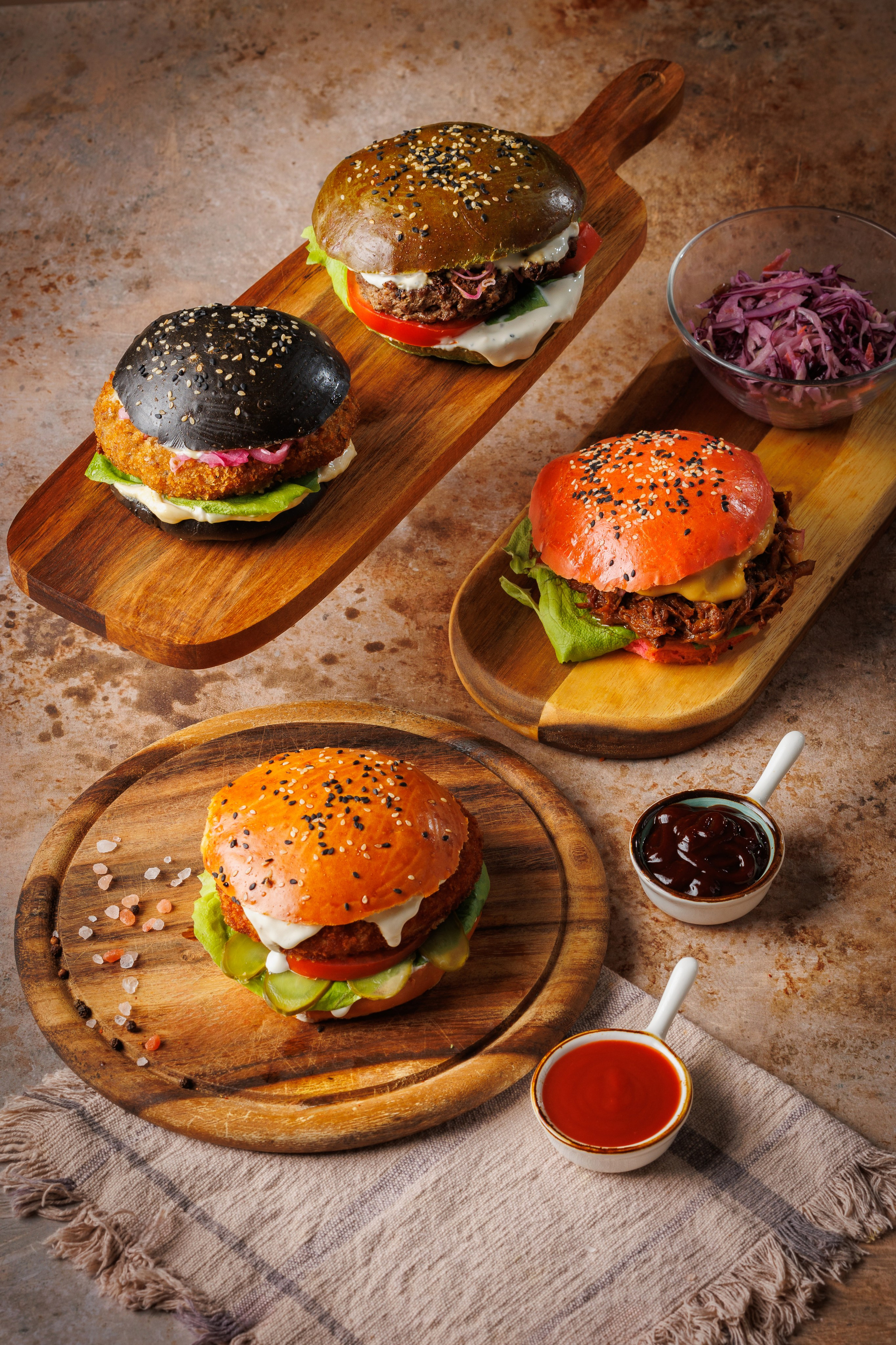 Бургеры для ресторана Xio. Фотограф в Черногории Андрей Свитайло