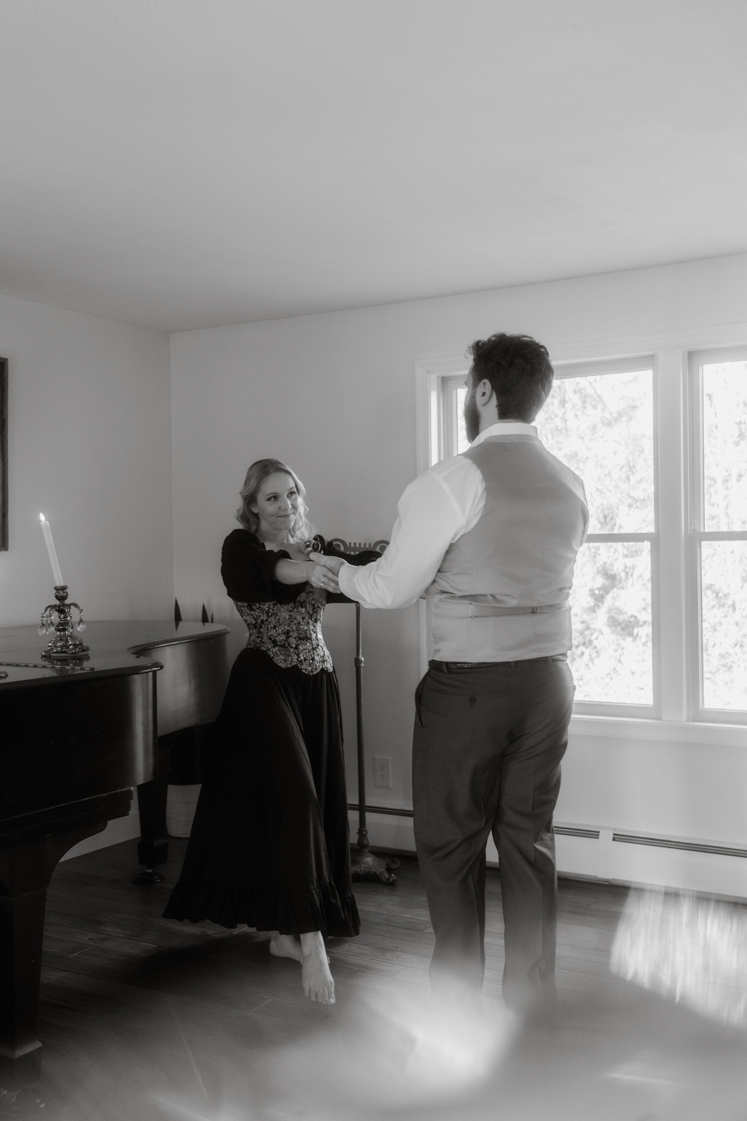 Connecticut Couple Photography — Intimate Home Session. Daria Deschain Cinematic Photography in Connecticut