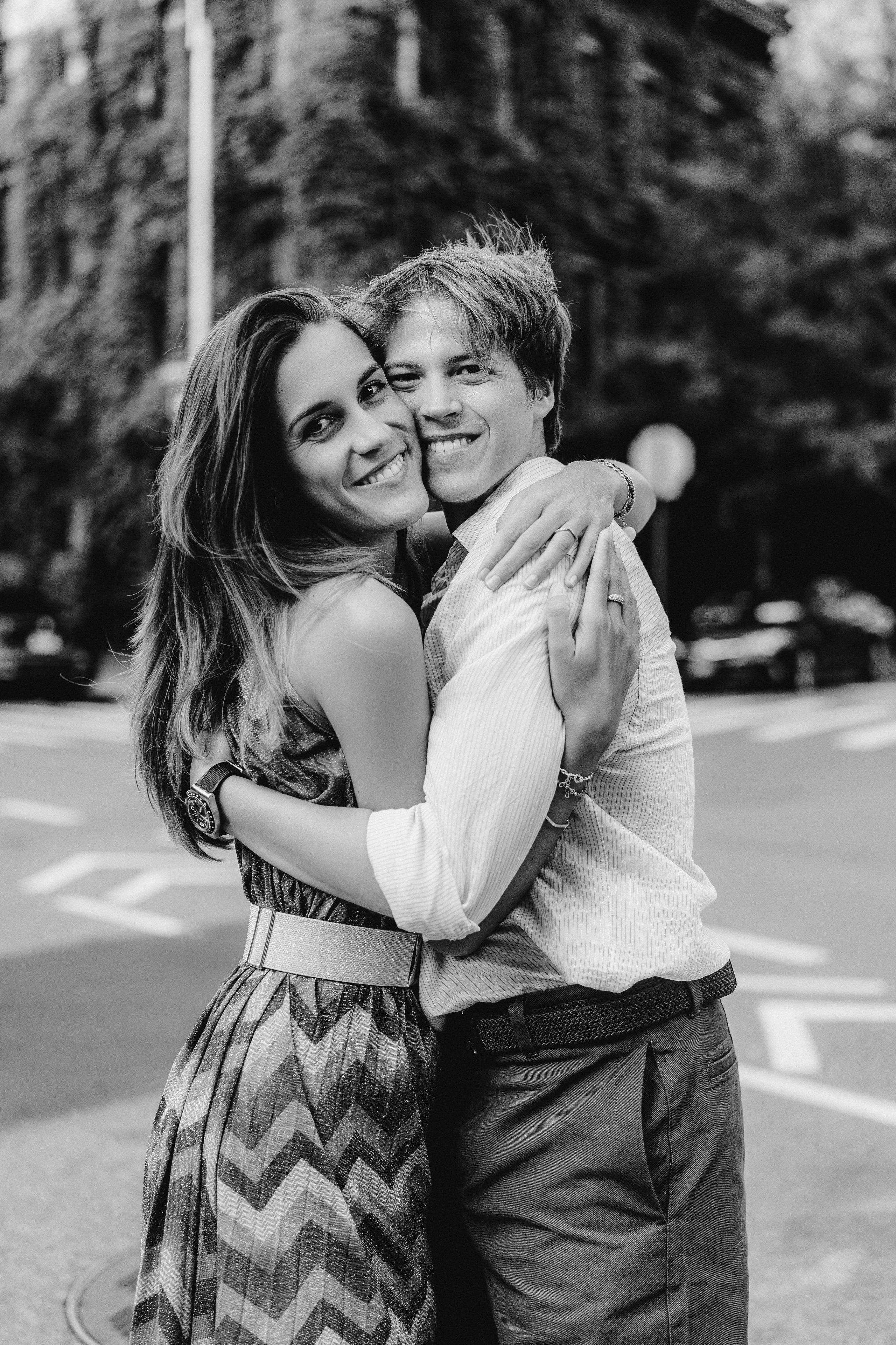 Photoshoot for a couple in New York City. M Atelier | Art Portraits