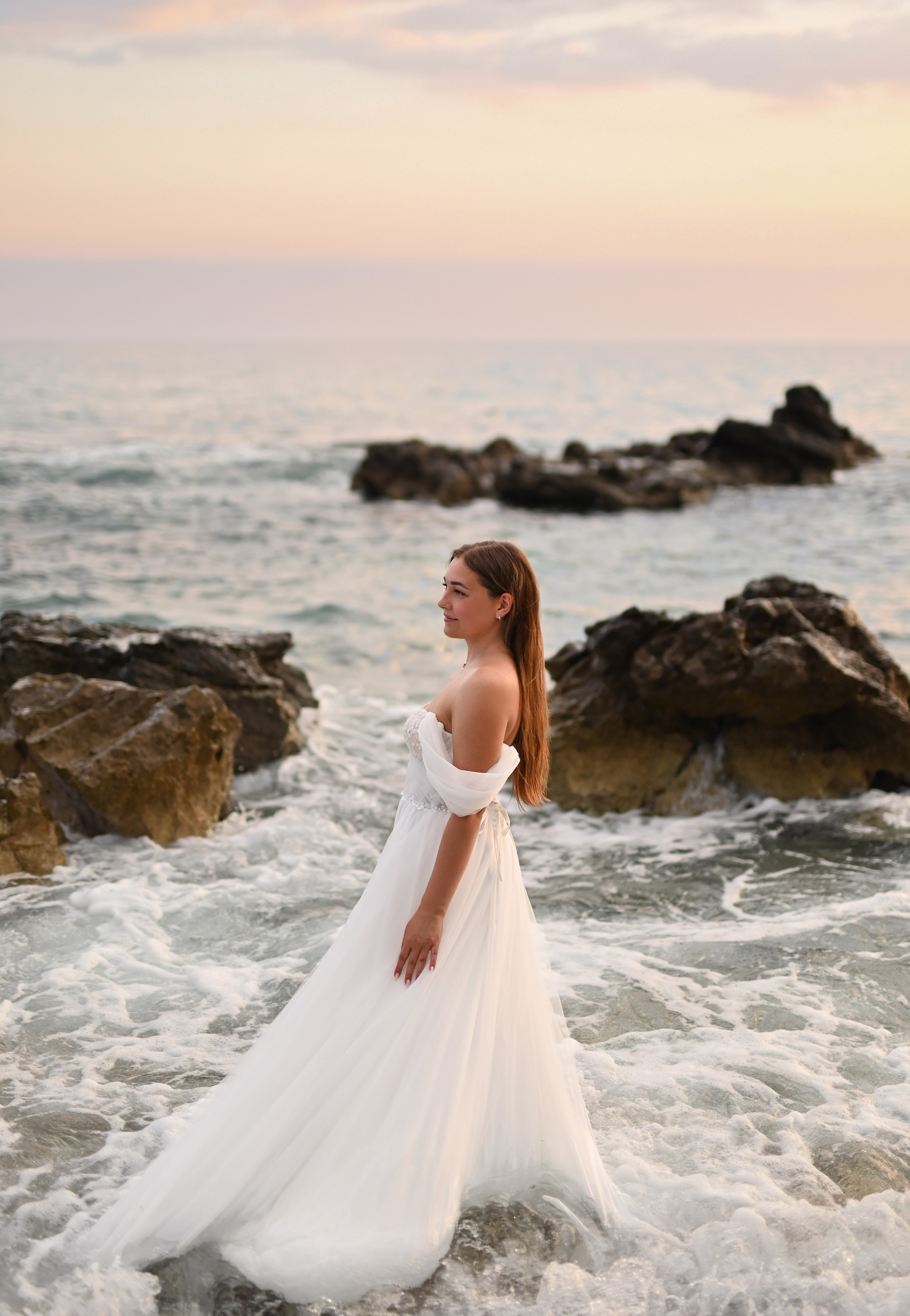 Свадебная съемка на пляже Клеопатра. Photographer in Alanya, Side, Manavgat. Türkiye