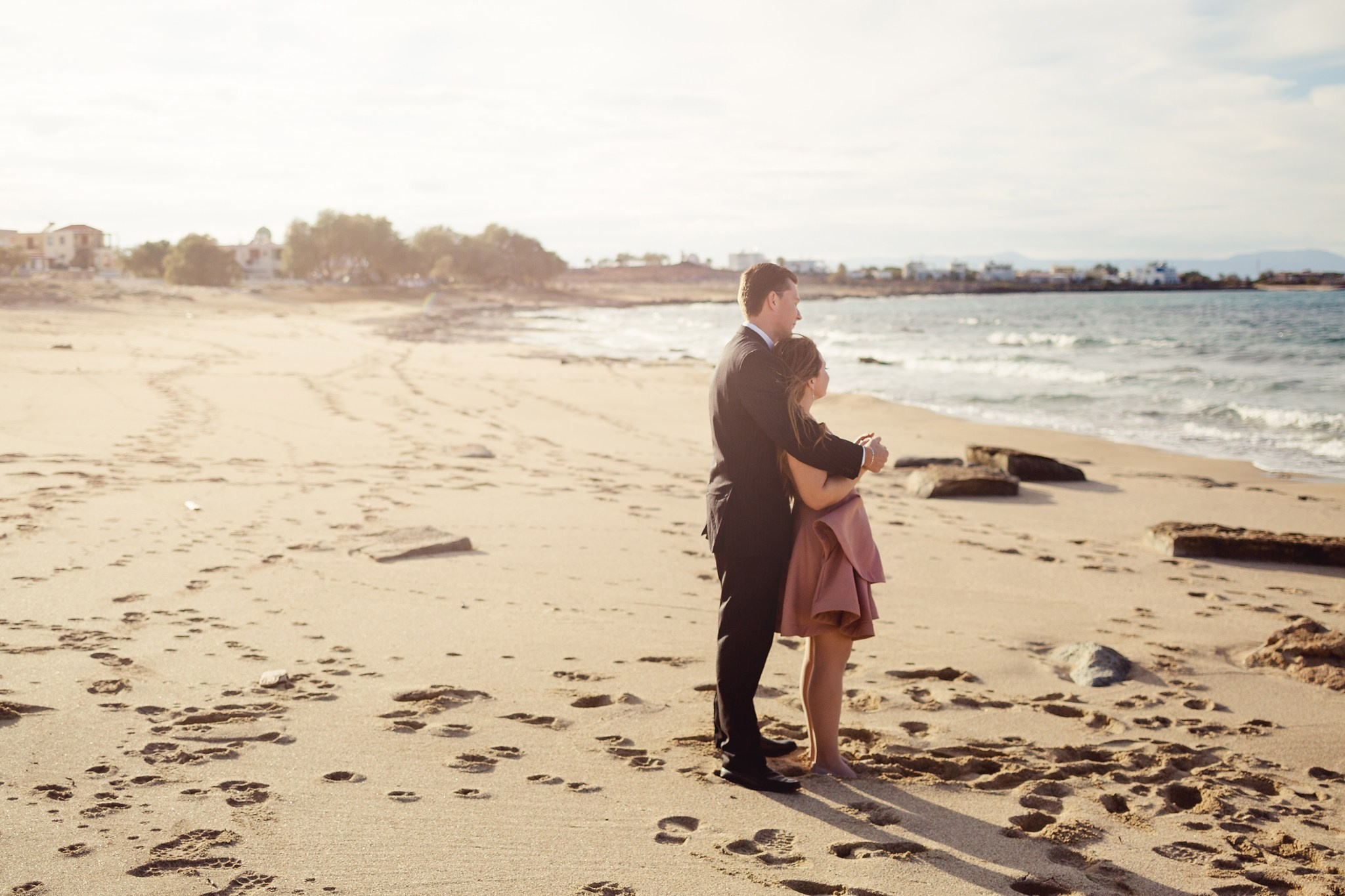 Ronalds & Svetlana, Crete. Denny Savon — Photographer in Santorini | Weddings, Love Stories & Flying Dress