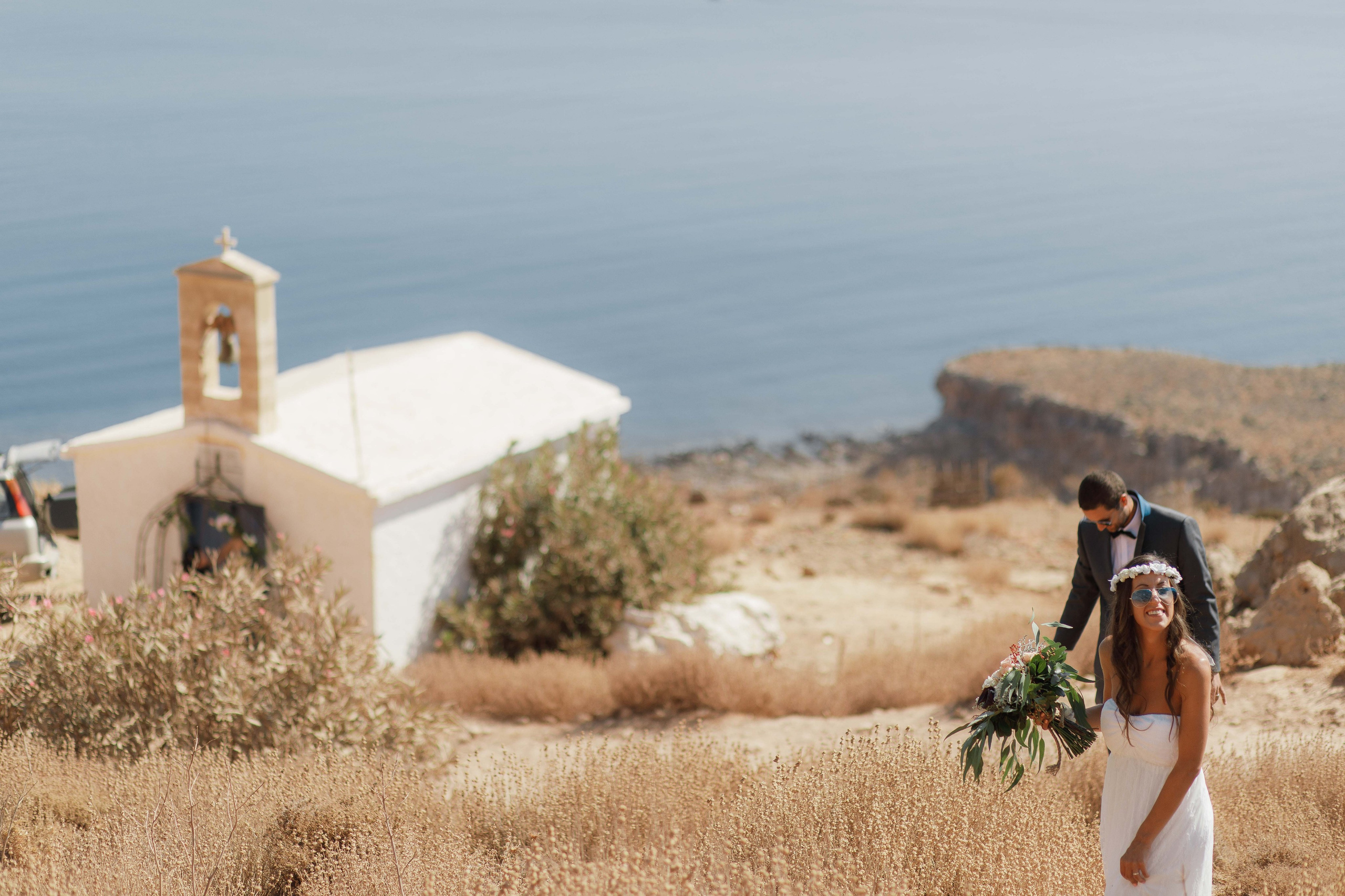 Marino & Steffi, Crete. Denny Savon — Photographer in Santorini | Weddings, Love Stories & Flying Dress