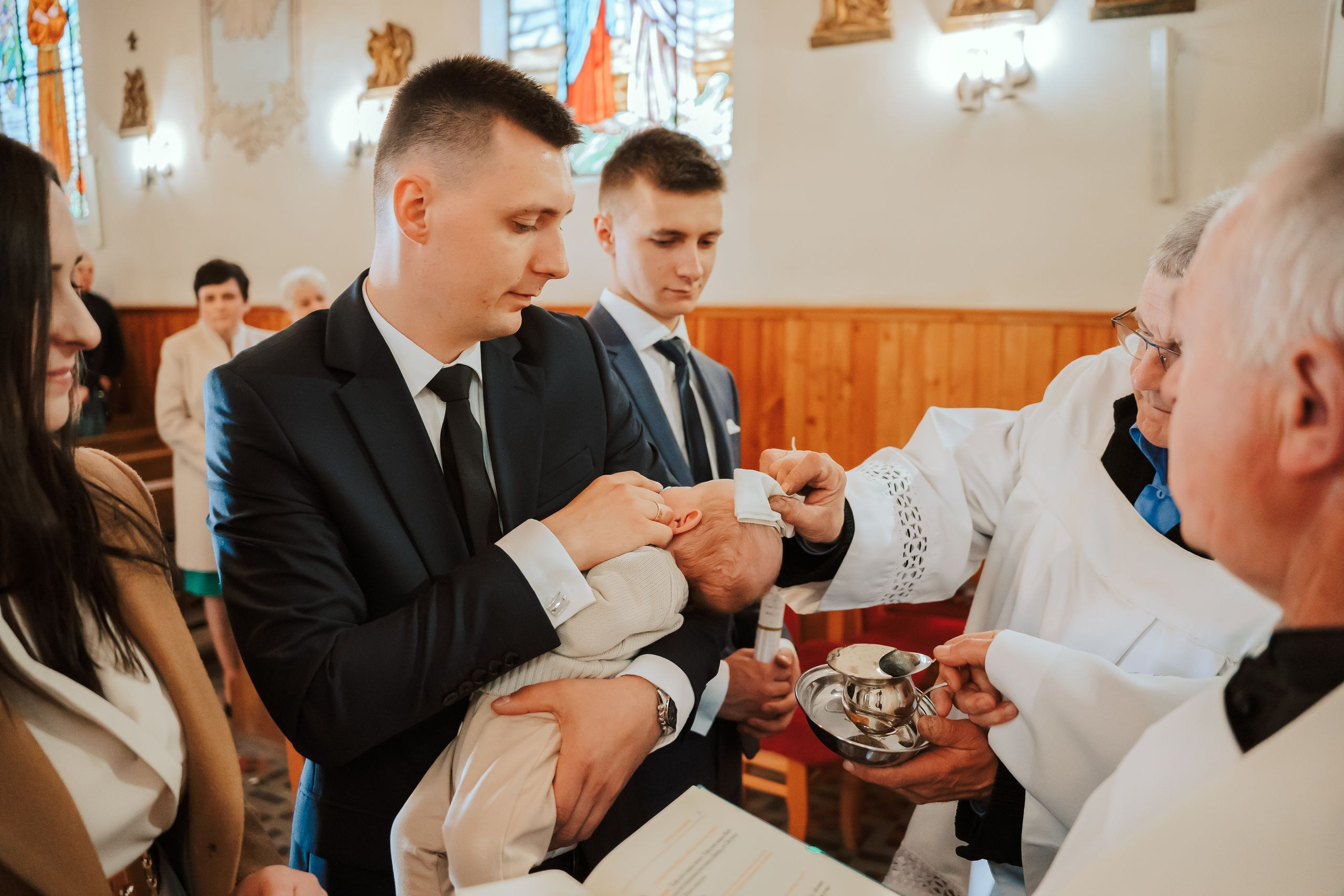 Chrzest Święty Piotrusia. Michał Kaźmierczyk - Fotograf