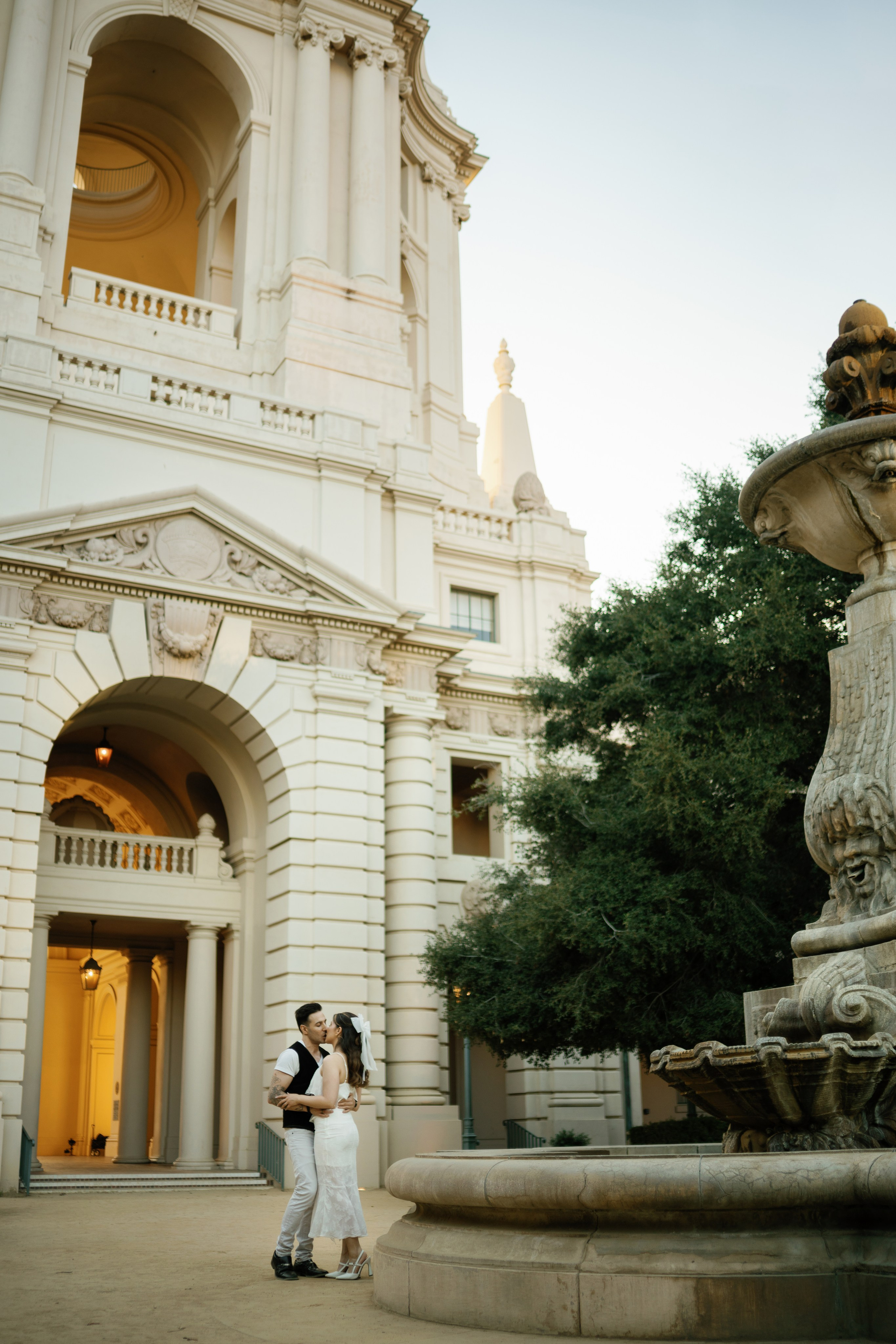 Pasadena City Hall Engagement Photoshoot, California. Wedding Photography & Videography Team in California, Los Angeles, San Francisco, San Diego and Travel