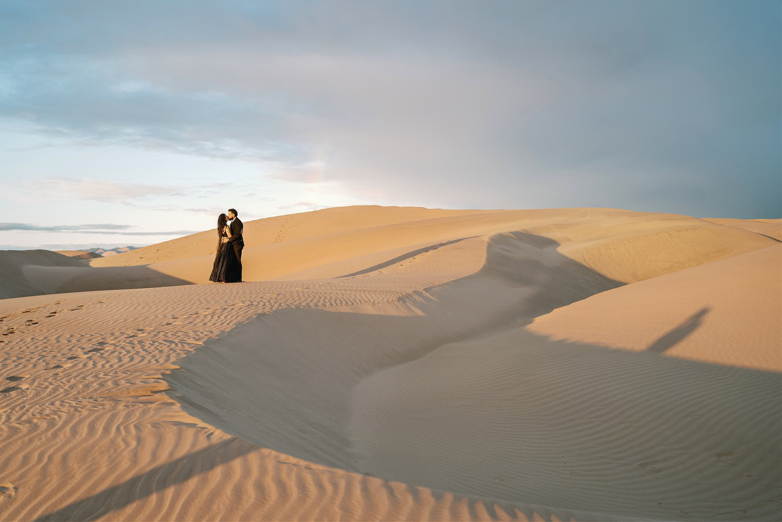 Elopement at Pismo Beach Sand Dunes, California. Wedding Photography & Videography Team in California, Los Angeles, San Francisco, San Diego and Travel