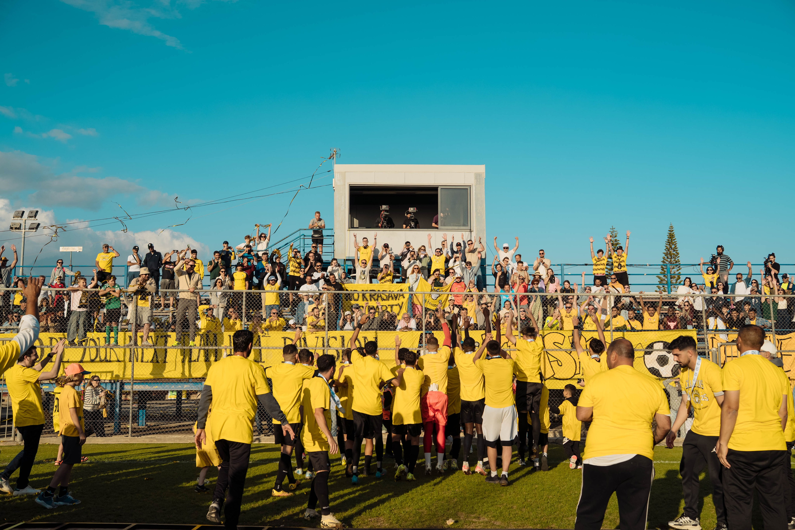 Football. Photographer in Cyprus