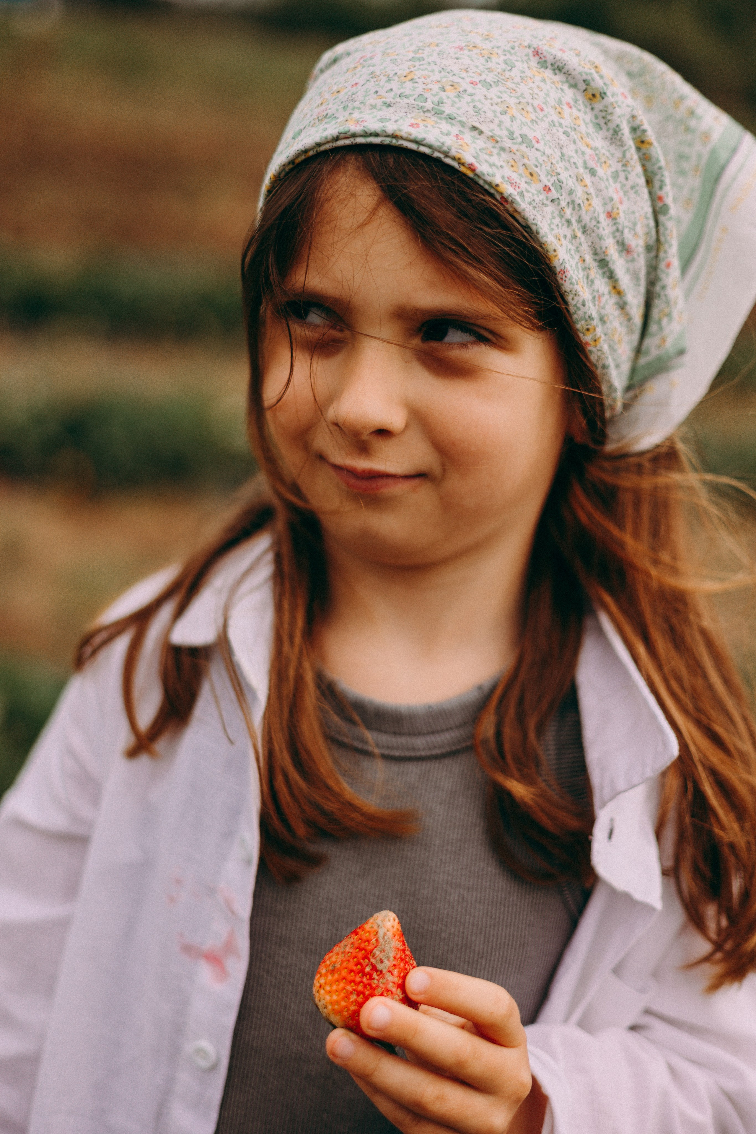 Cueilette fraise. Photographe en Côte d’Azur