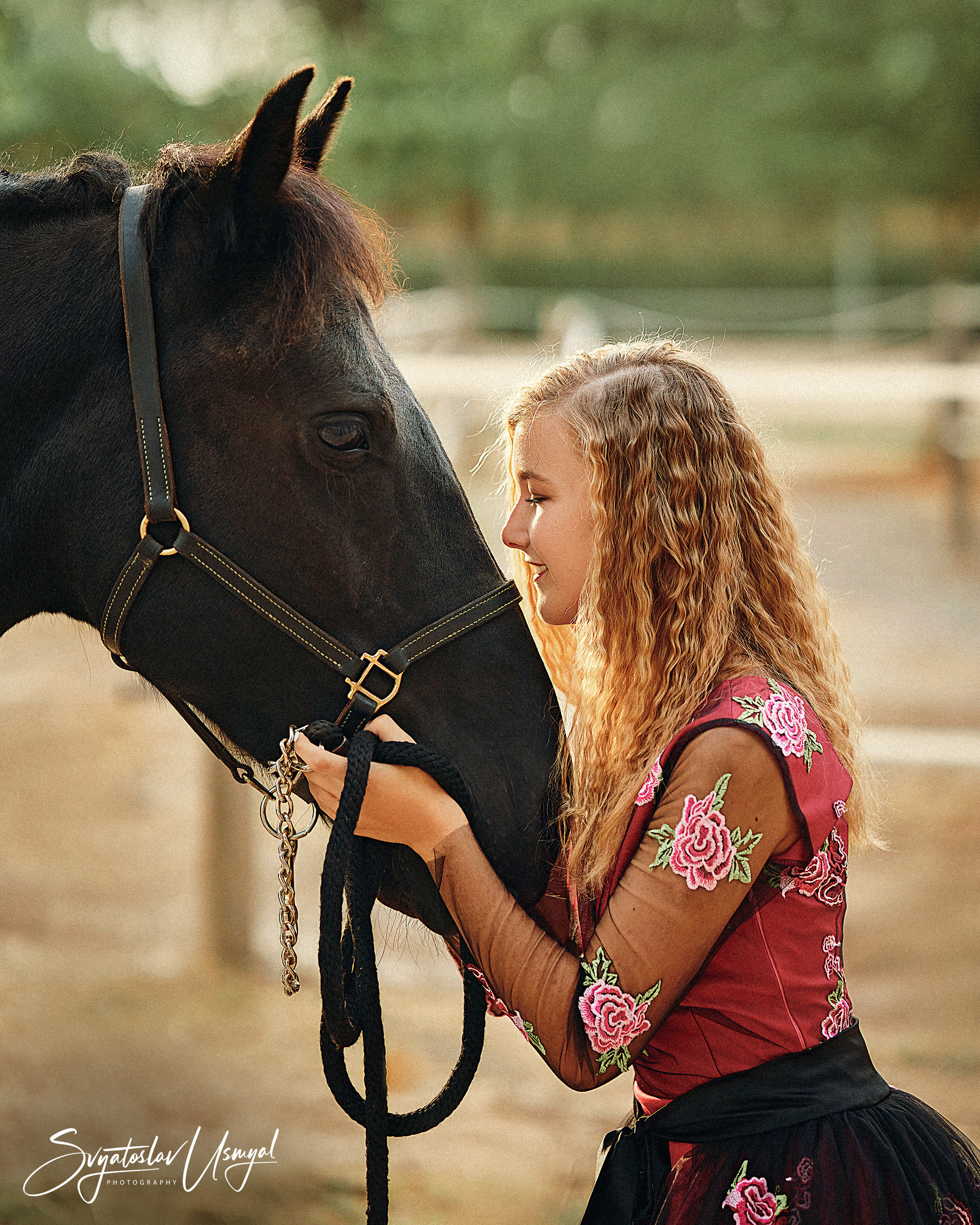 Photo shoot with horses. Photographer @ Studio | Barcelona — Svyatoslav Usmyal