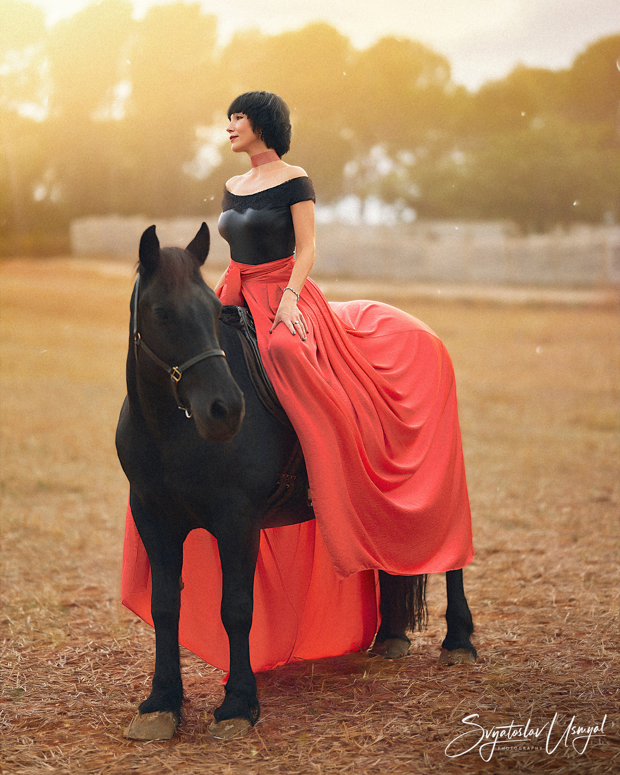 Photo shoot with horses. Photographer @ Studio | Barcelona — Svyatoslav Usmyal