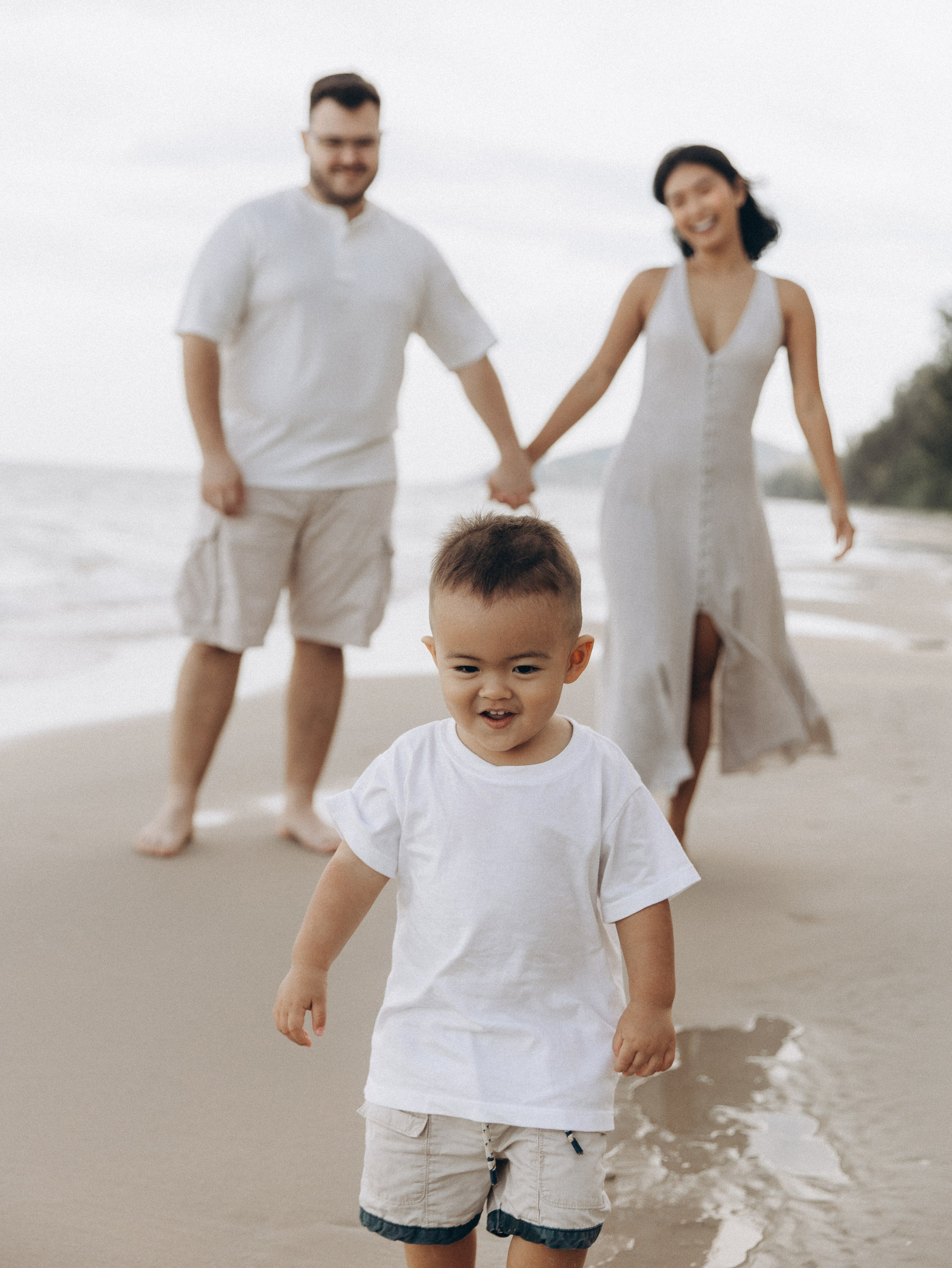 At the beach. Family and wedding photographer in Bangkok, Thailand