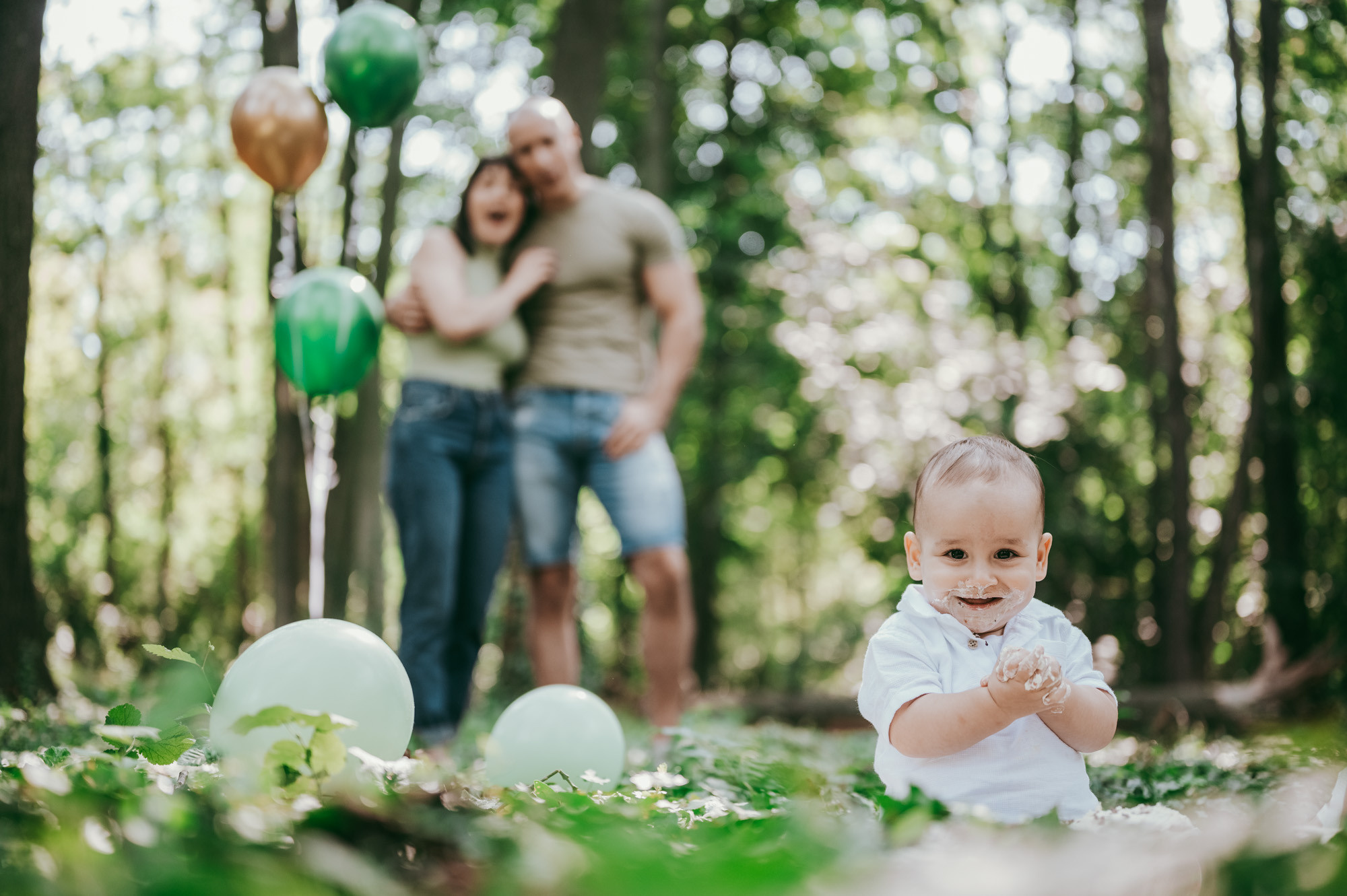 Oleg 1. rodjendan. Deciji i porodicni fotograf u Beogradu Oksana Skendzic