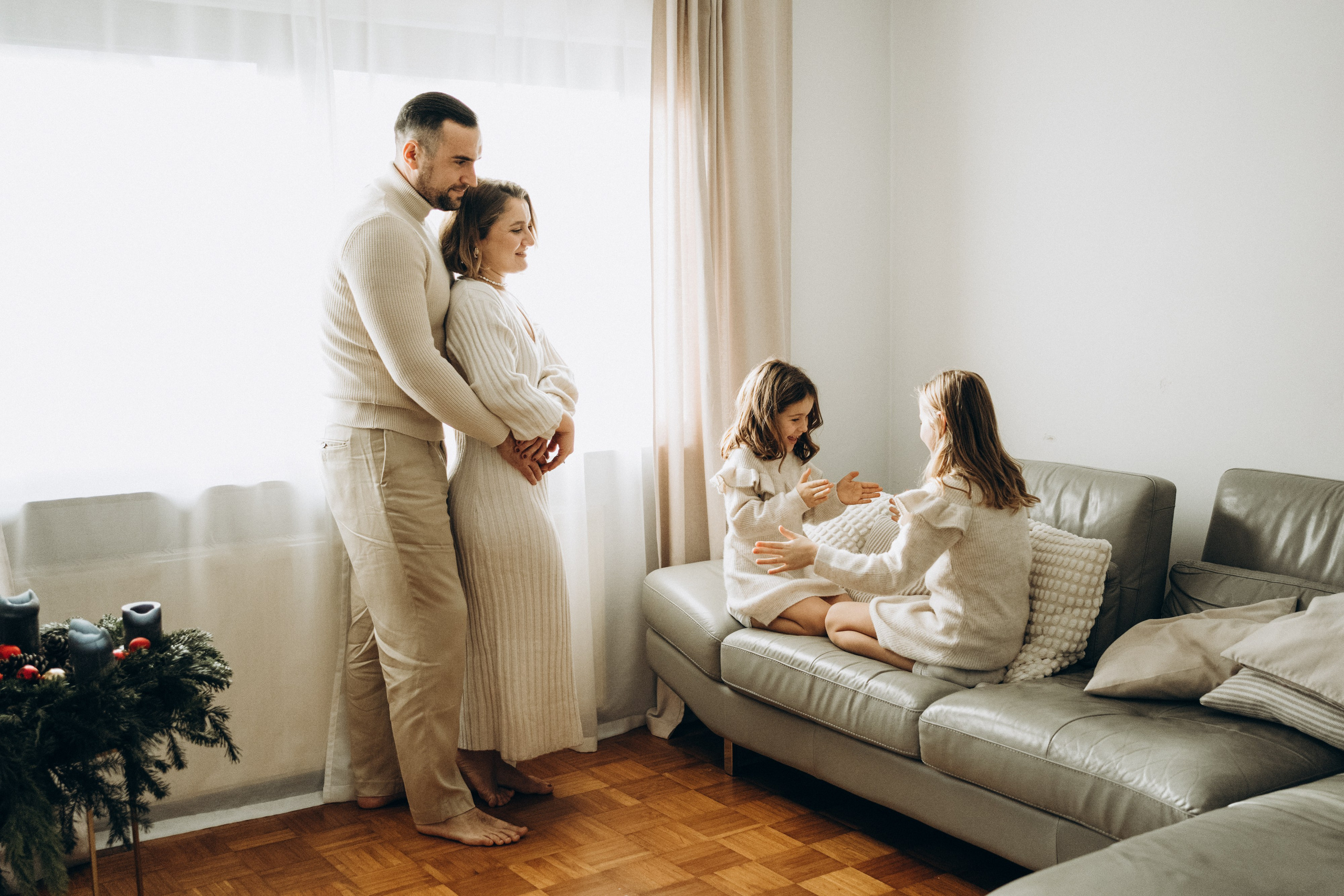 Familienshooting Weihnachten. Fotoshooting in Nürnberg und Fürth