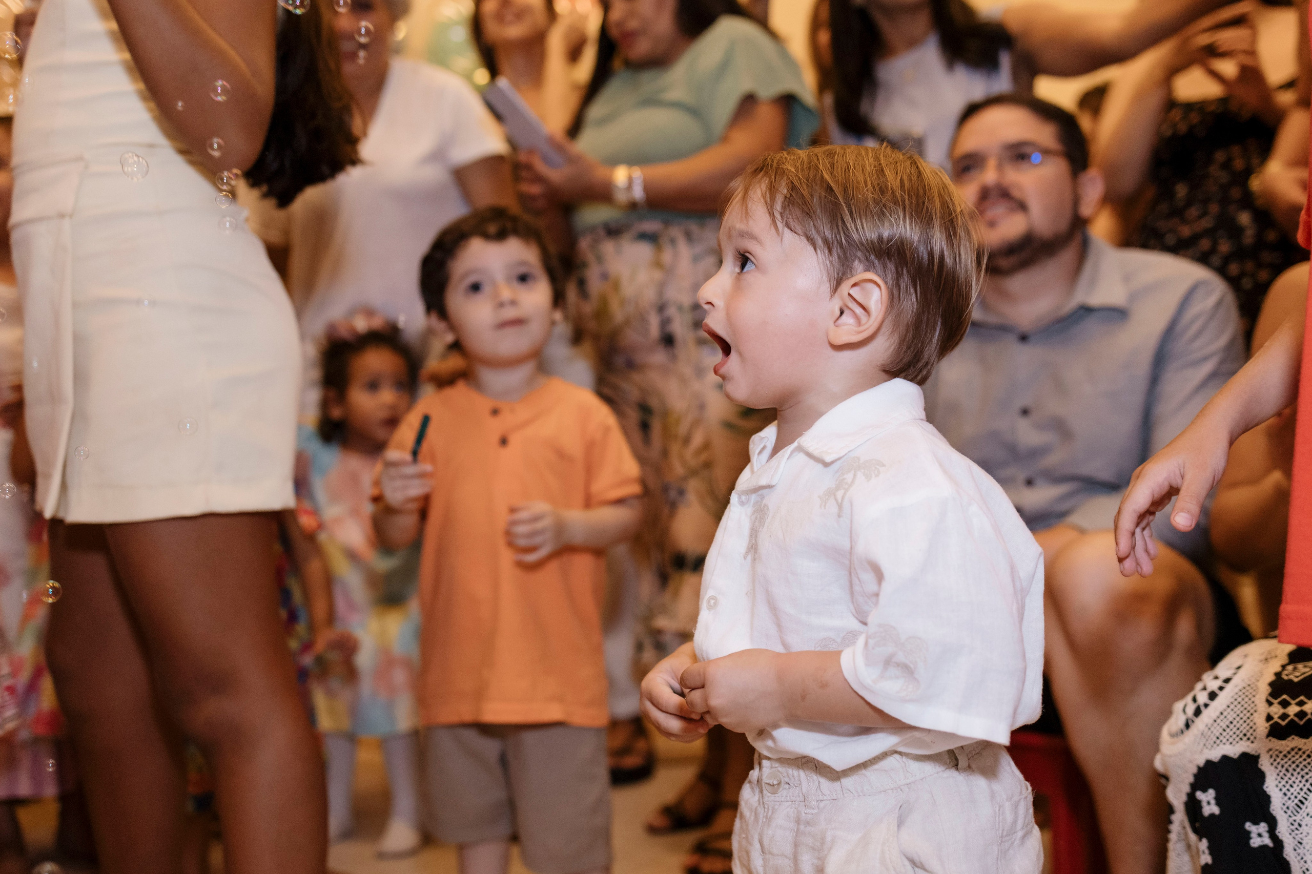 Interação das crianças com a música