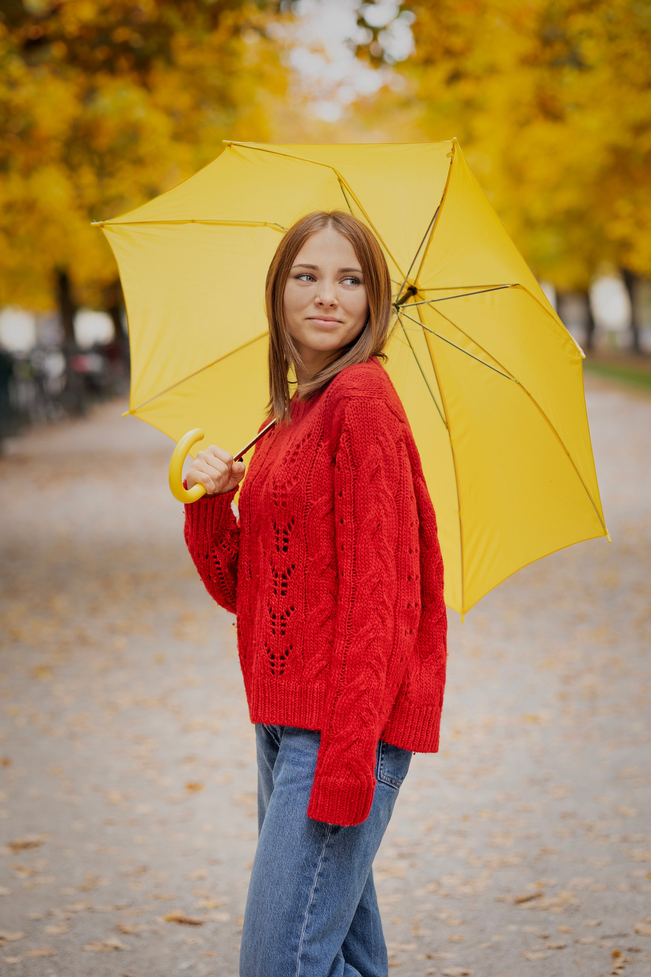 Autumn. Photographer in Munich
