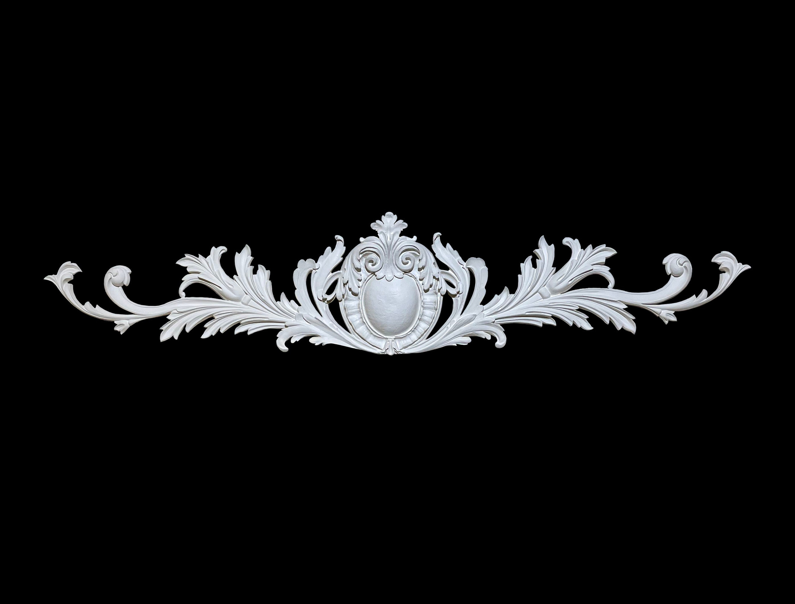 Cartouche Centerpiece. Plaster molding