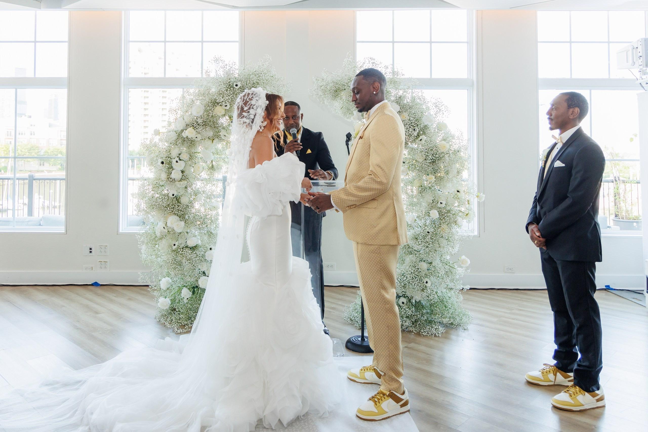 Briana & Kefim, Maritime Pars, Jersey City, NJ. Wedding Photo & Video