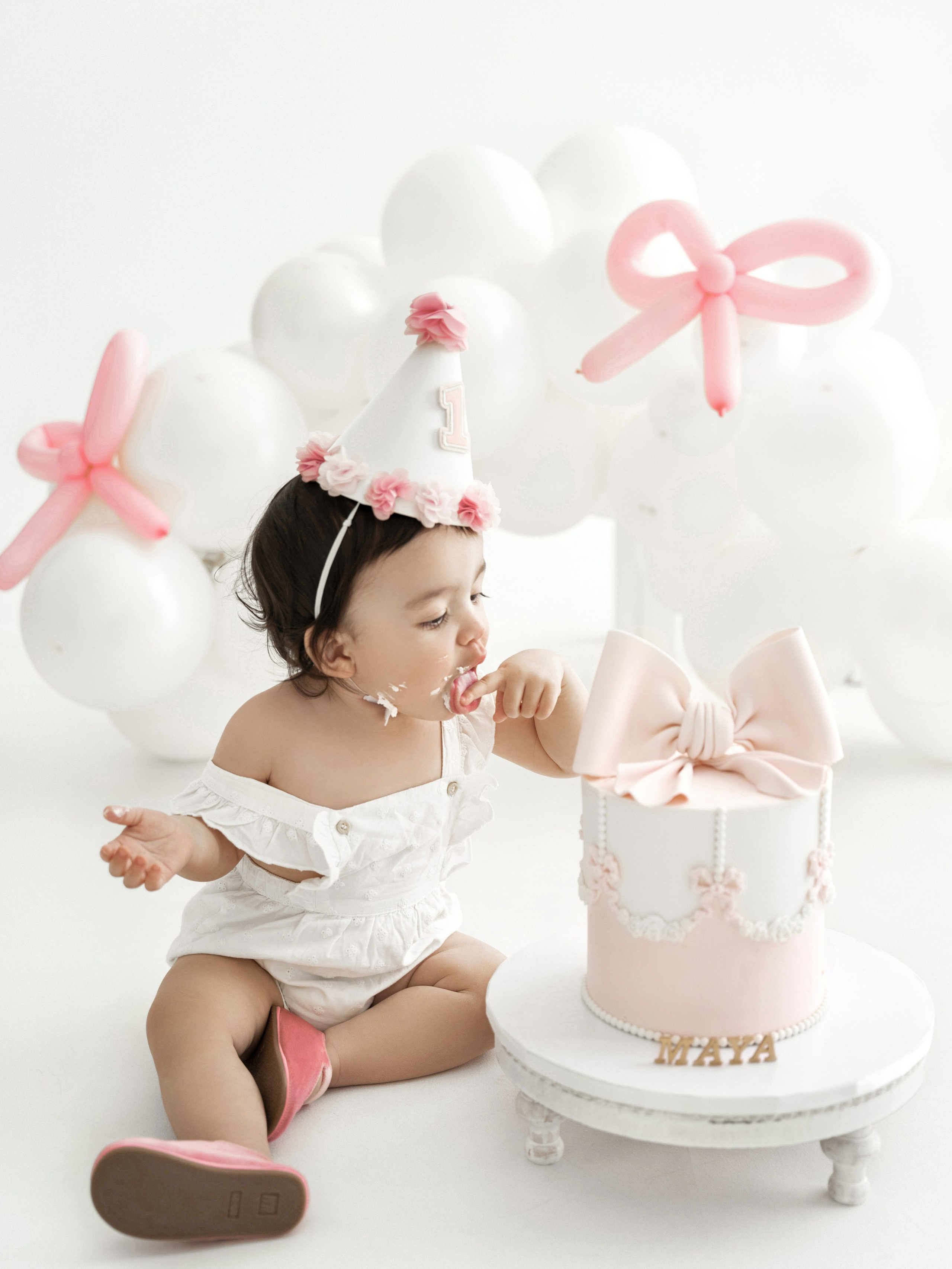 First birthday photoshoot Eva