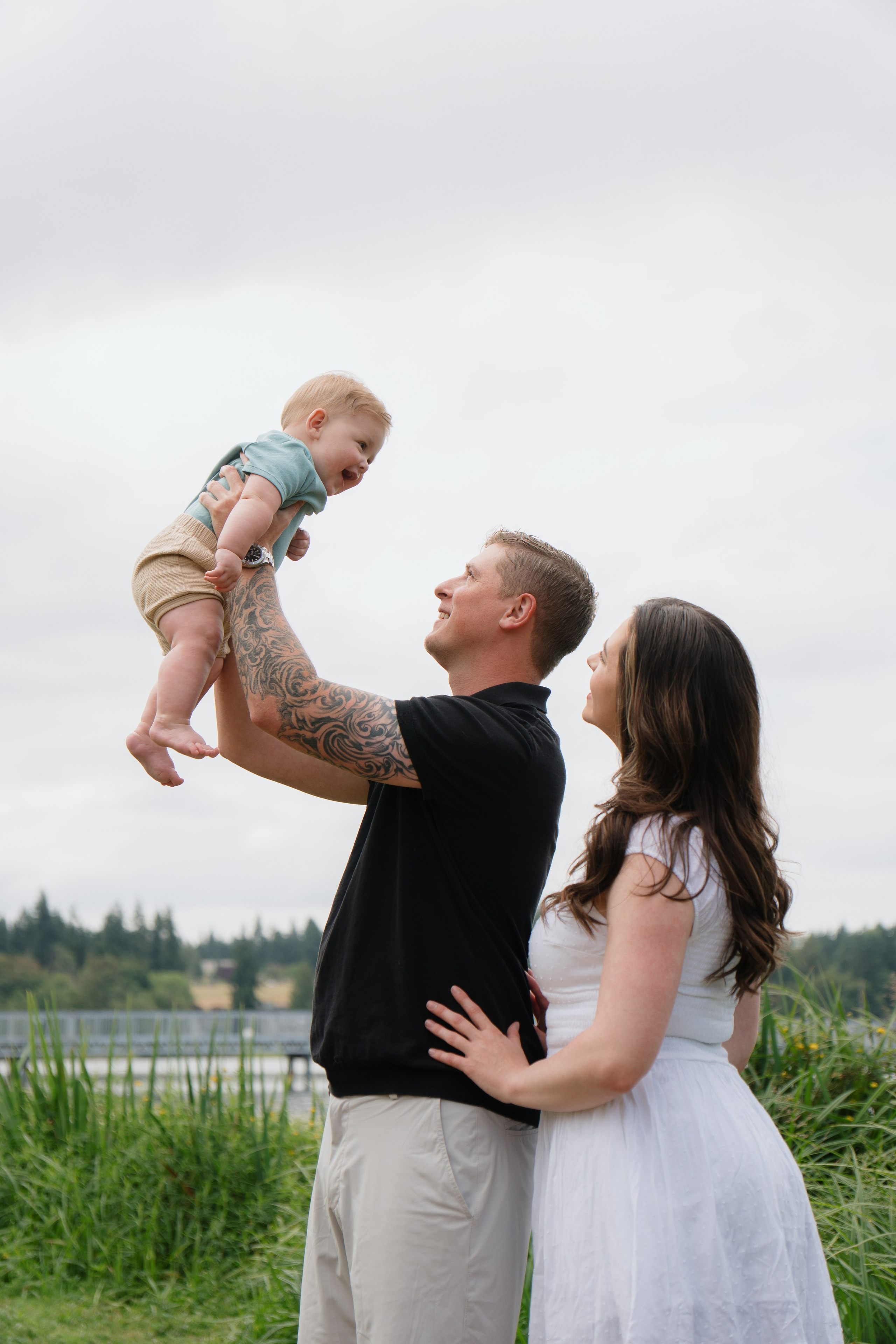 Austin’s family. Photographer in Washington Sophia D