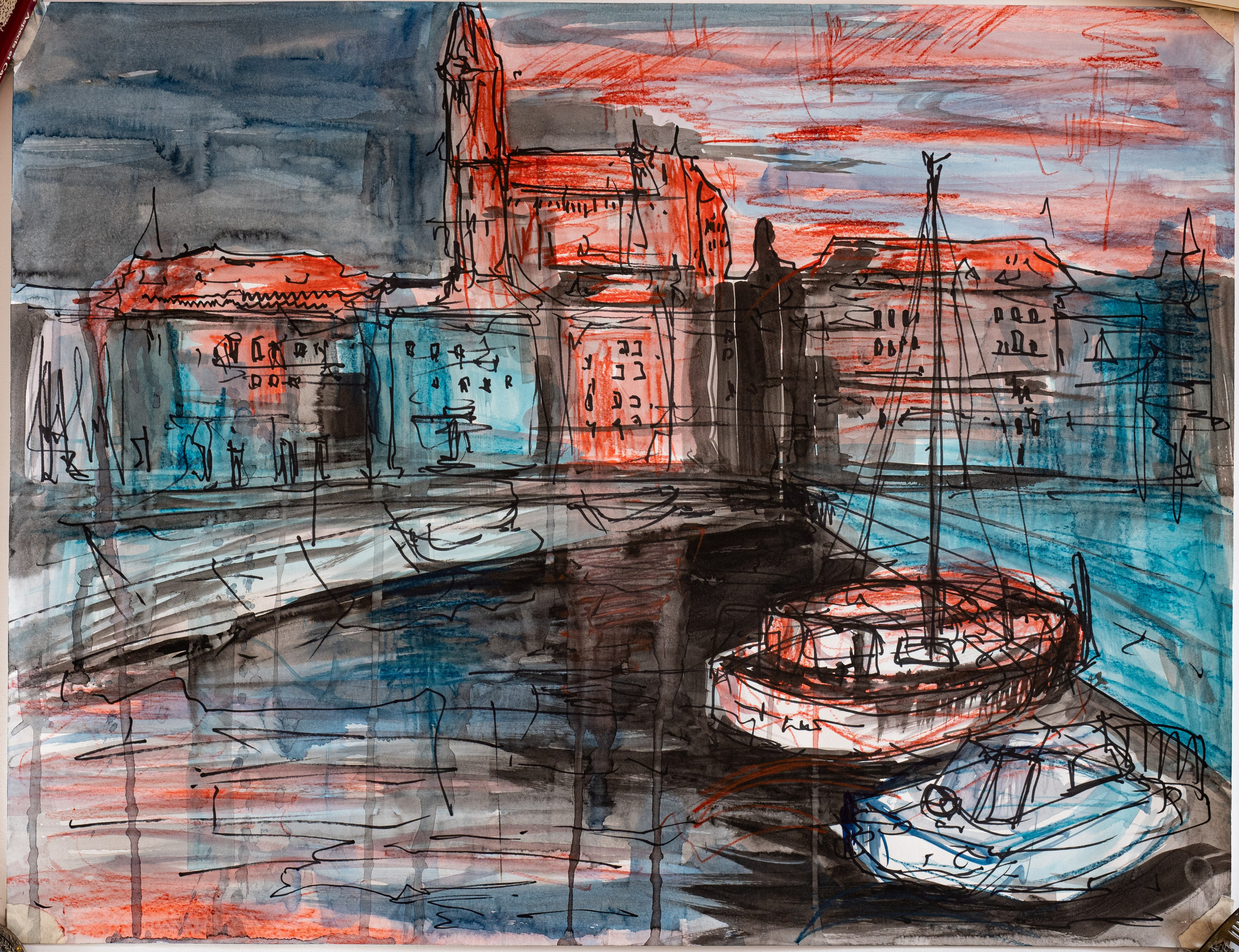 Urban views. Angelina Sorokopud. Artist in Strasbourg