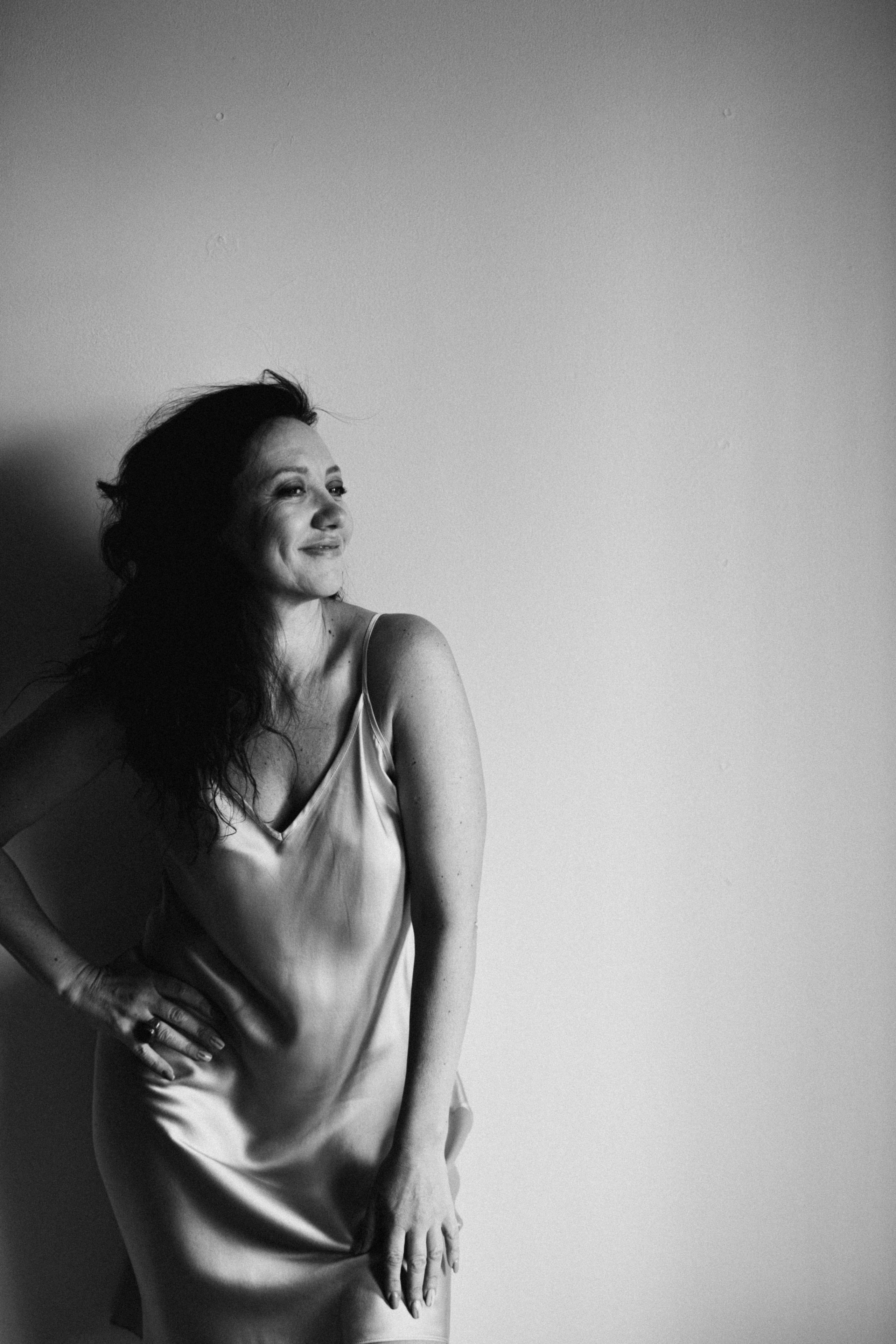 K. Rawnoir- Portrait photography by Daria Paliy.Timeless black&white portraits of women in NYC area