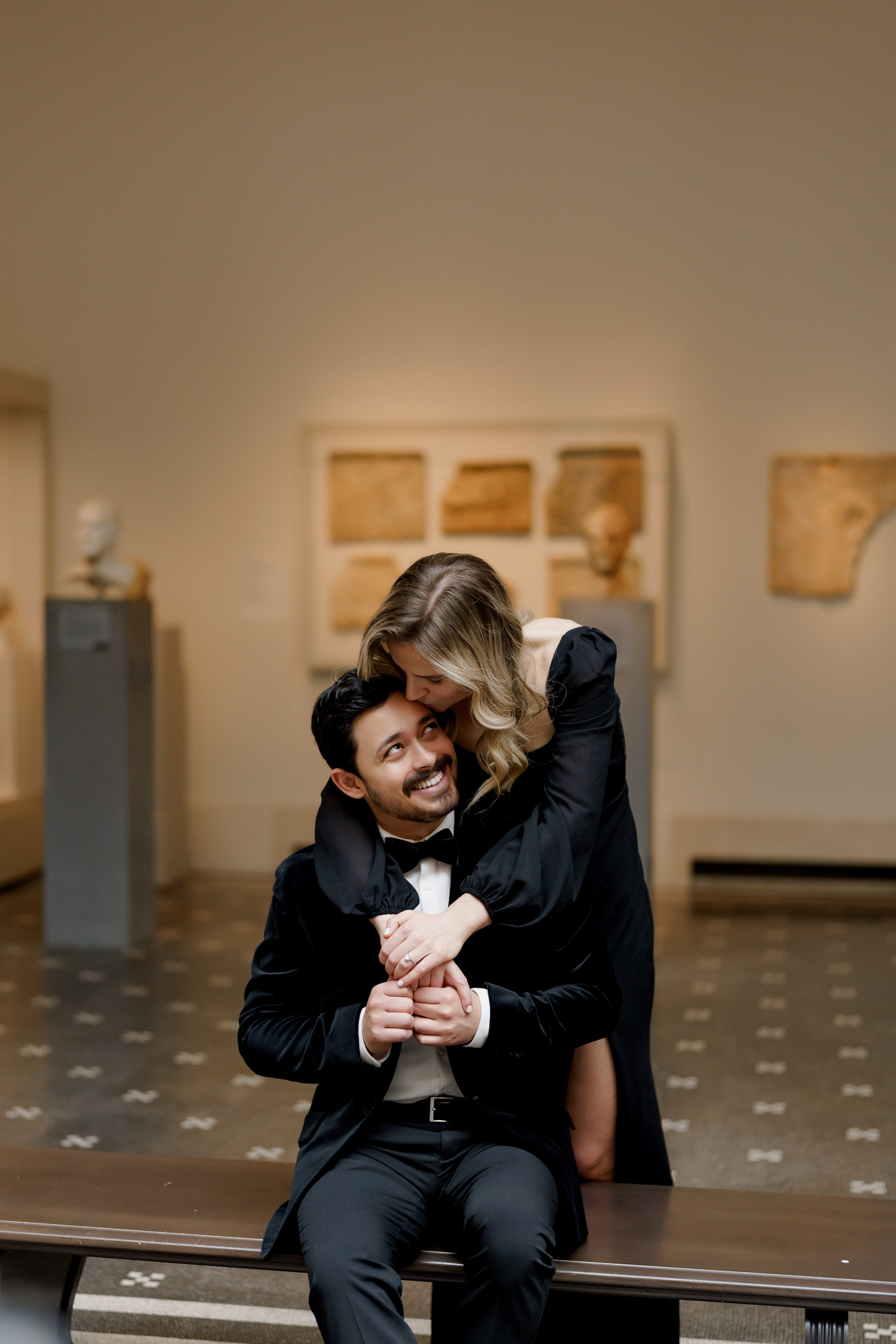 Caroline and Brendan’s Museum MET and Library Engagement Shoot. Wedding photographer and videographer New York | New Jersey