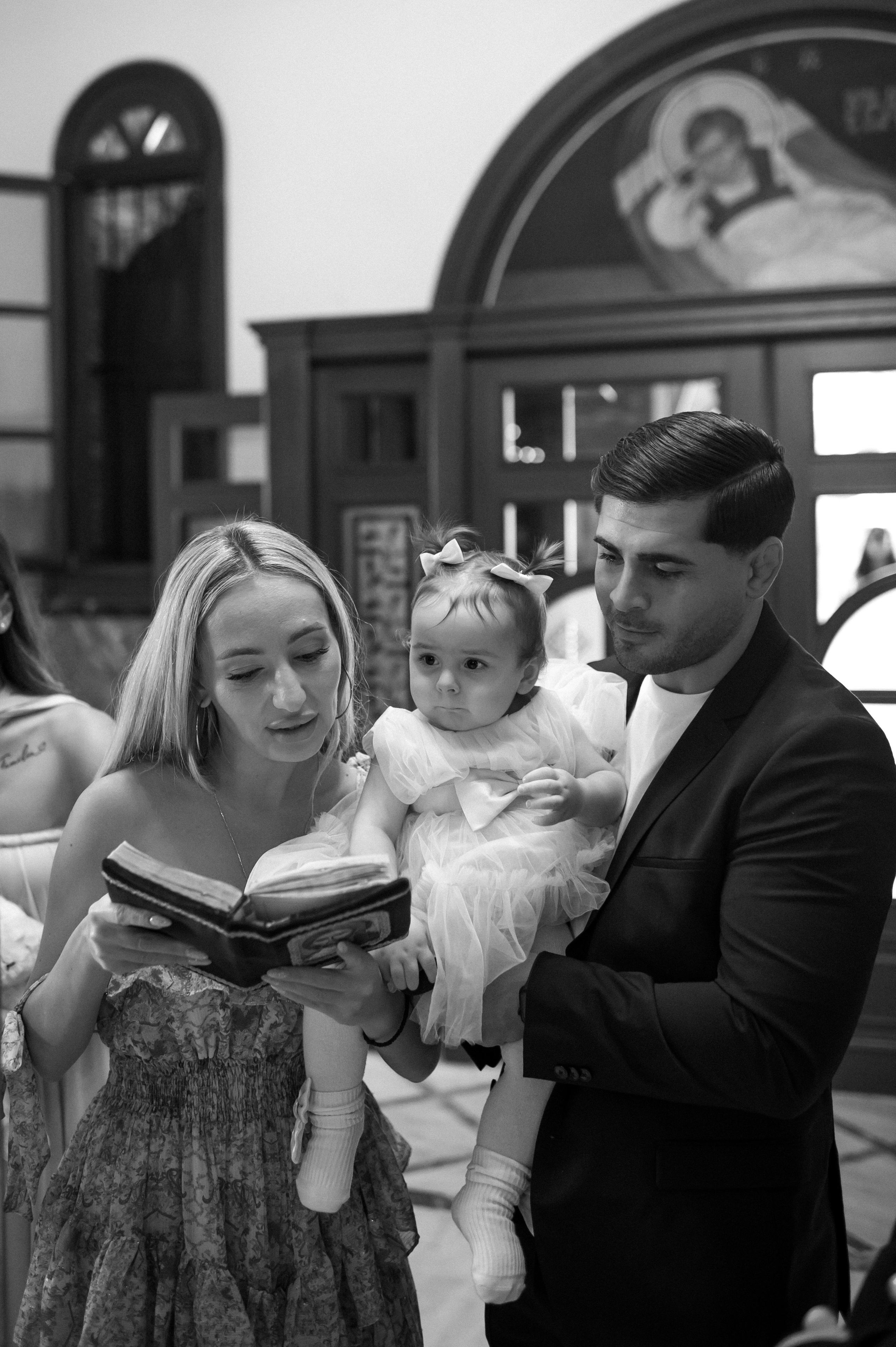Baptism Aleksandra-Olivia. Family, children, portrait, and event photography in Thessaloniki