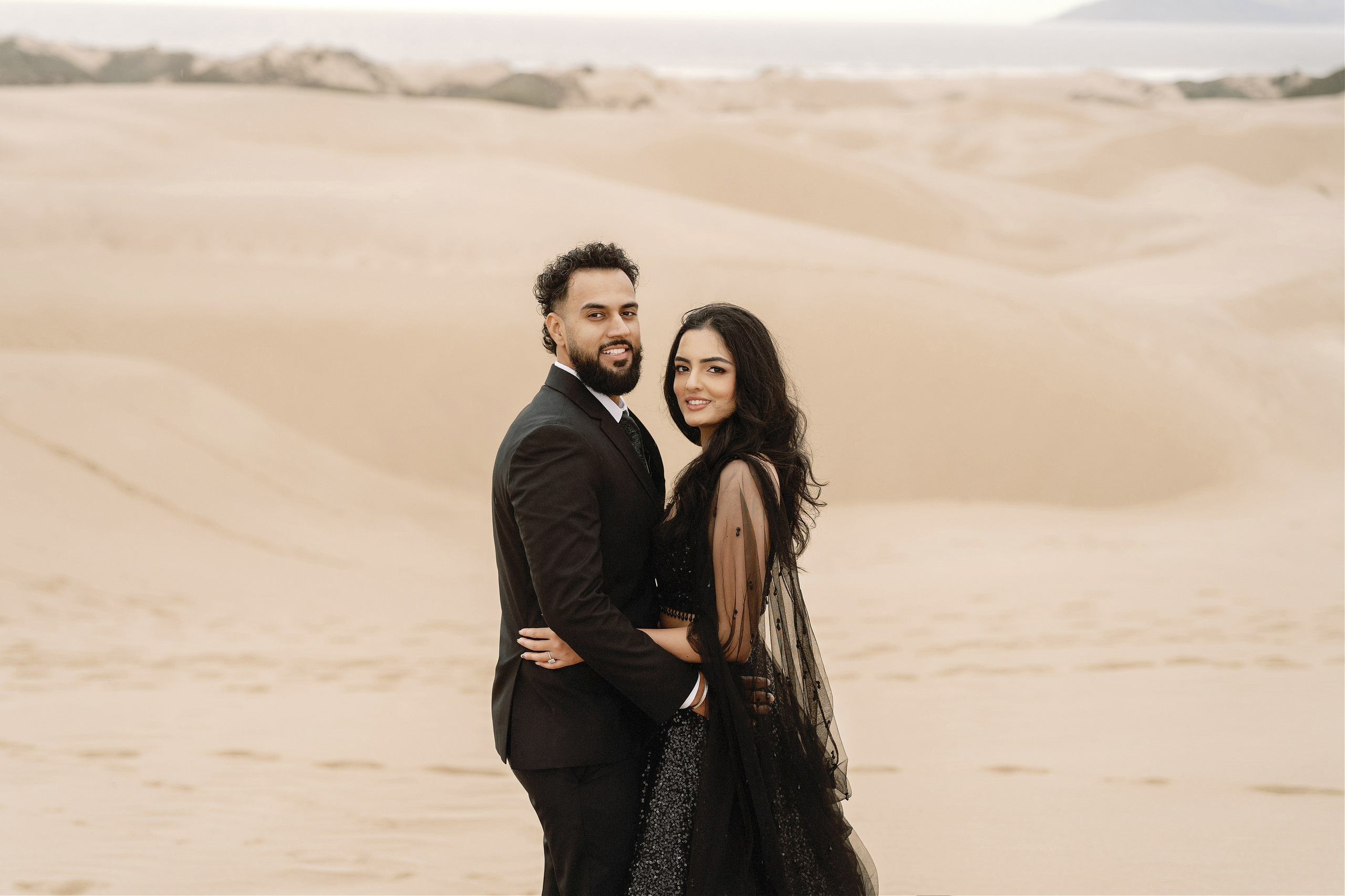 Elopement at Pismo Beach Sand Dunes, California. Wedding Photography & Videography Team in California, Los Angeles, San Francisco, San Diego and Travel