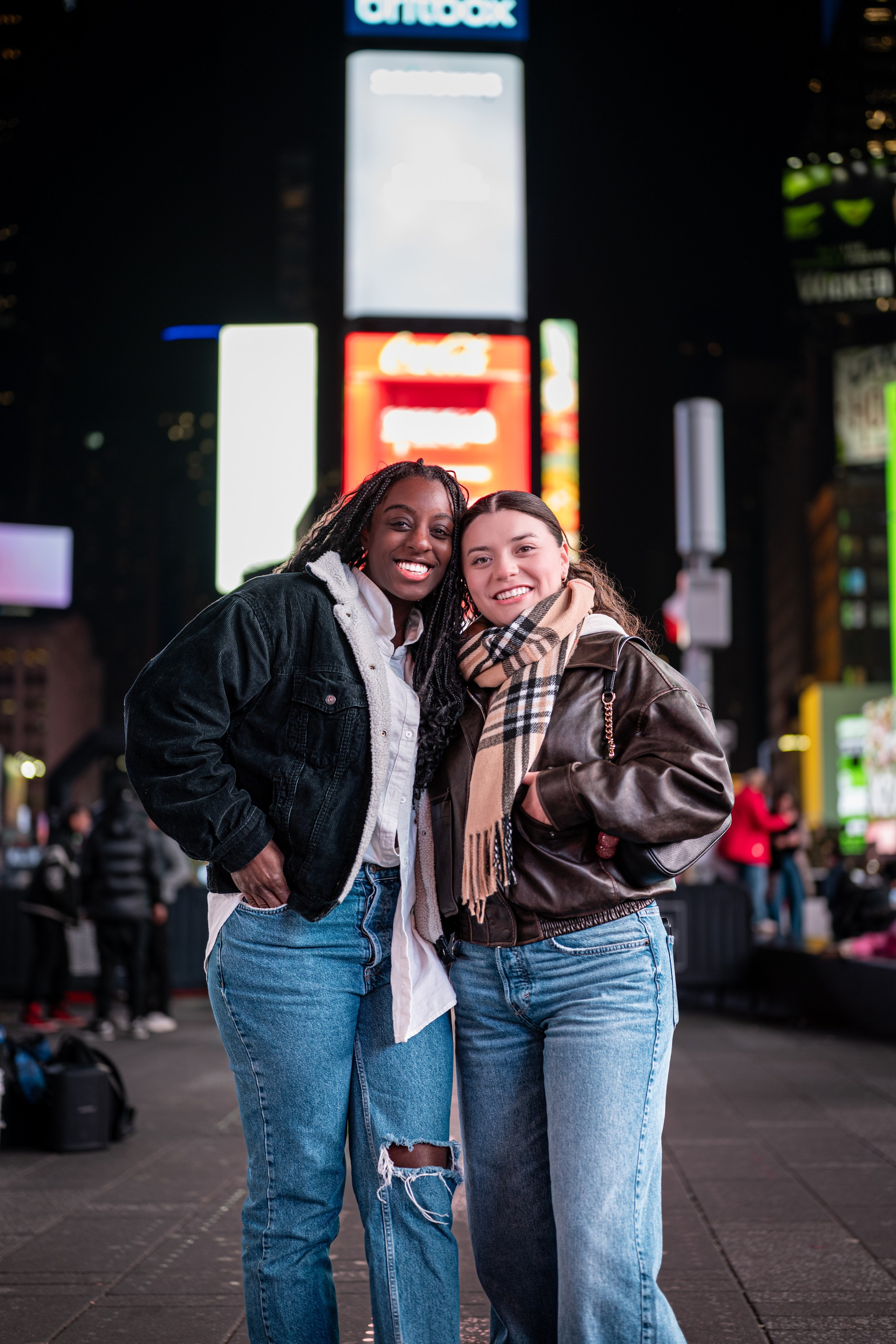 Times Square Night Photoshoot | NYC Street Portraits. Photography company in NYC — Sirius Proxima Photography