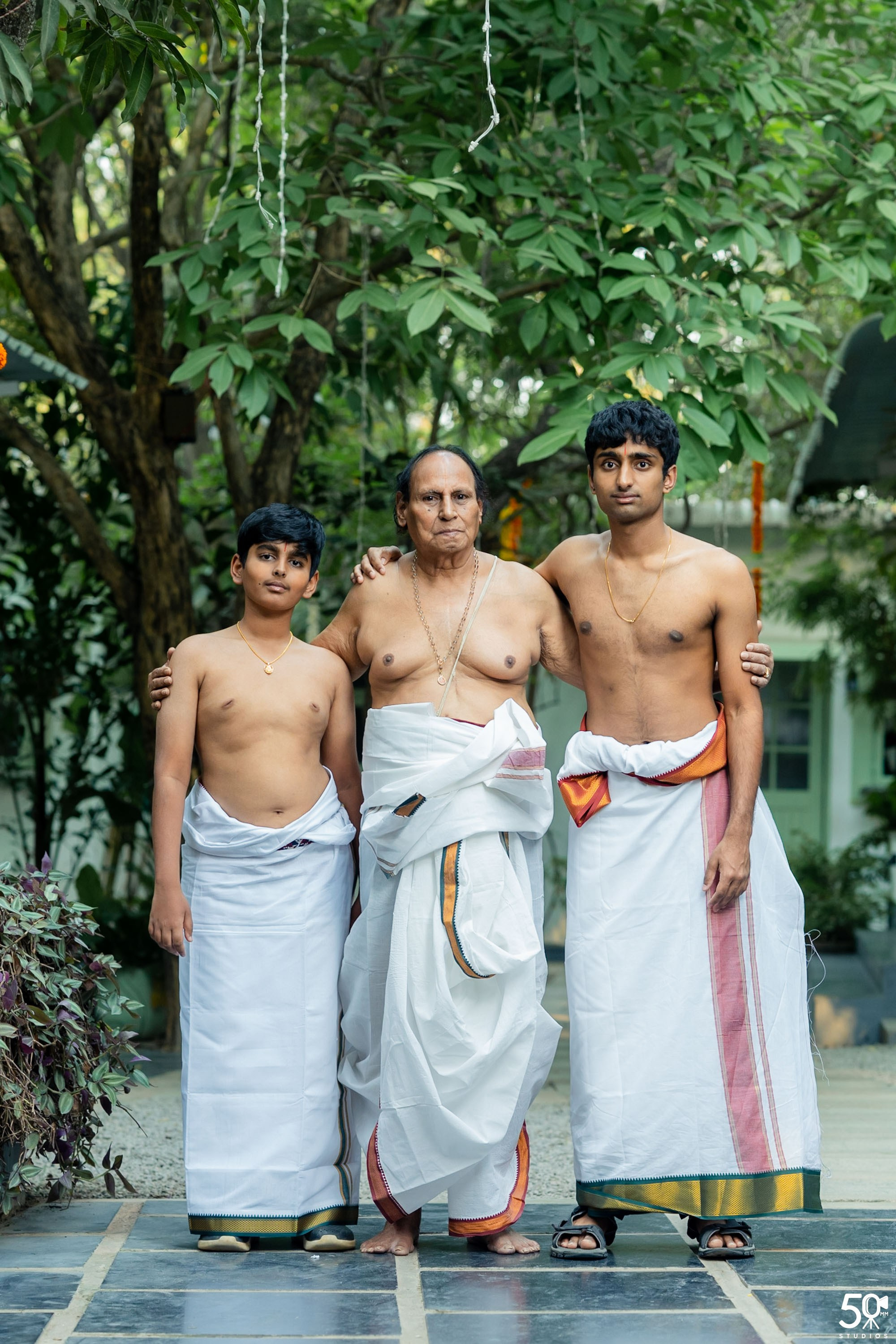 SANJAY AND SAKETH UPANAYANA. 50mm STUDIOS