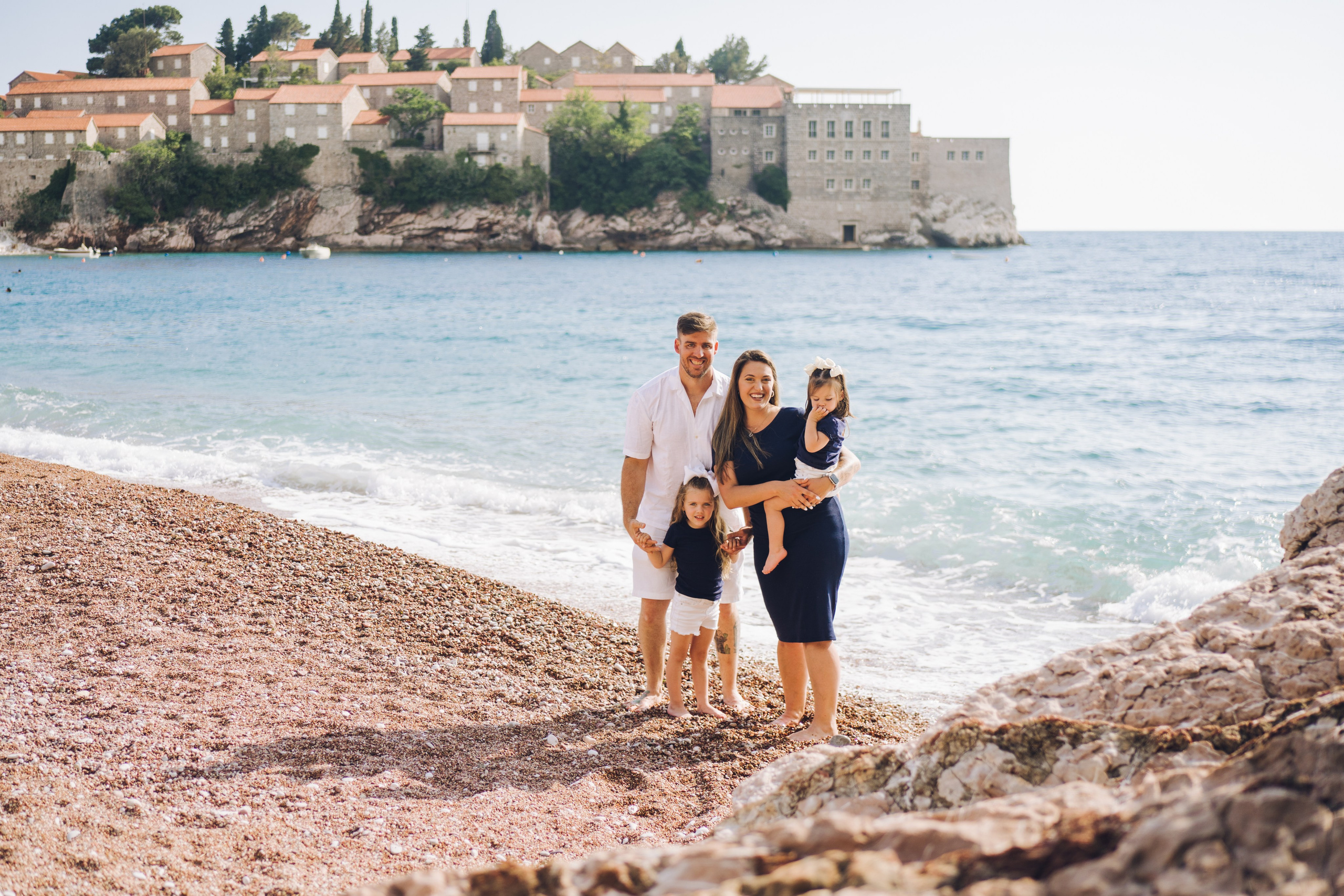 Sveti Stefan & Milocer Family Photo Session. Sunkrit Photography