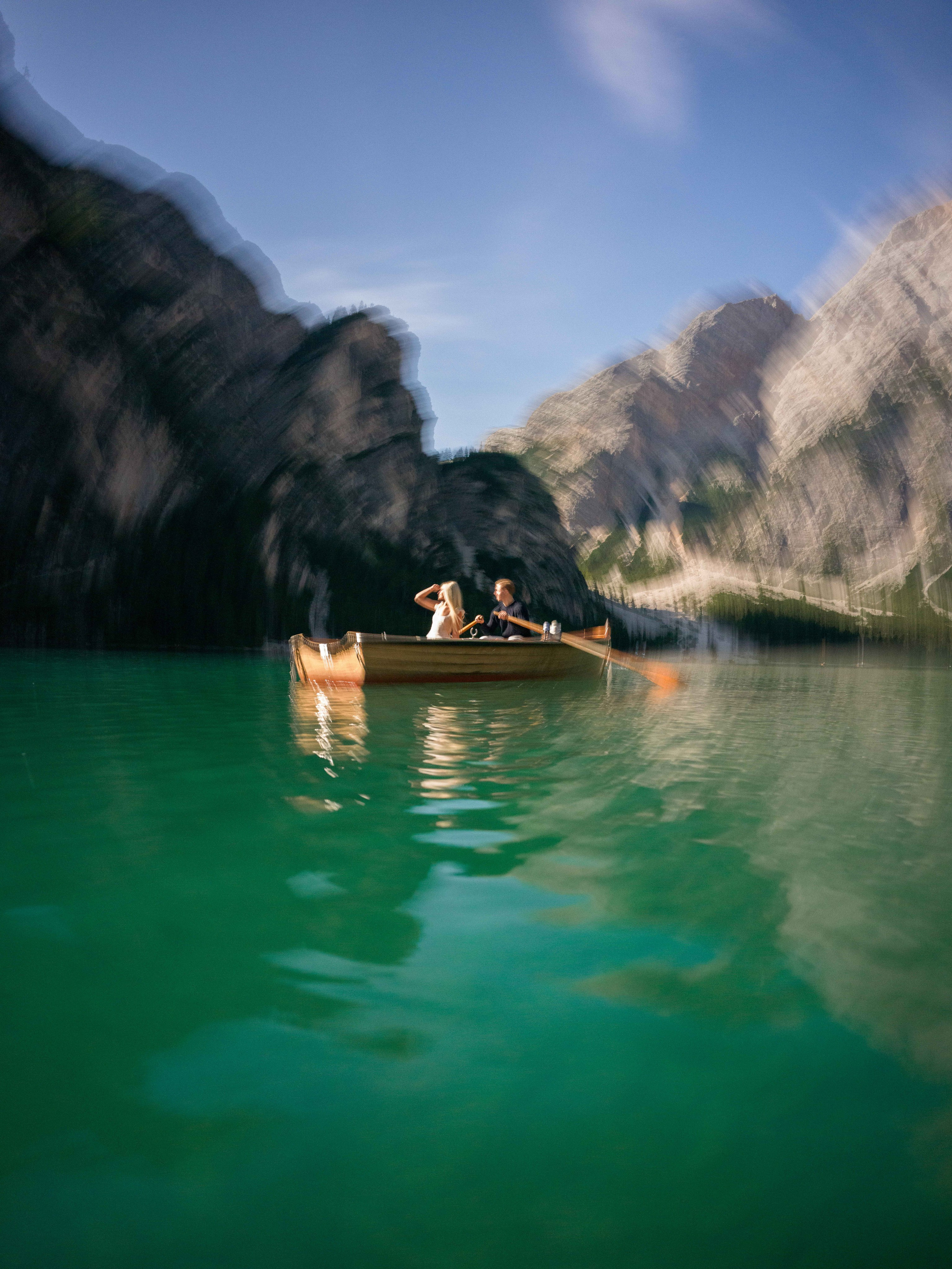 Proposal, Lake Braies, the Dolomites