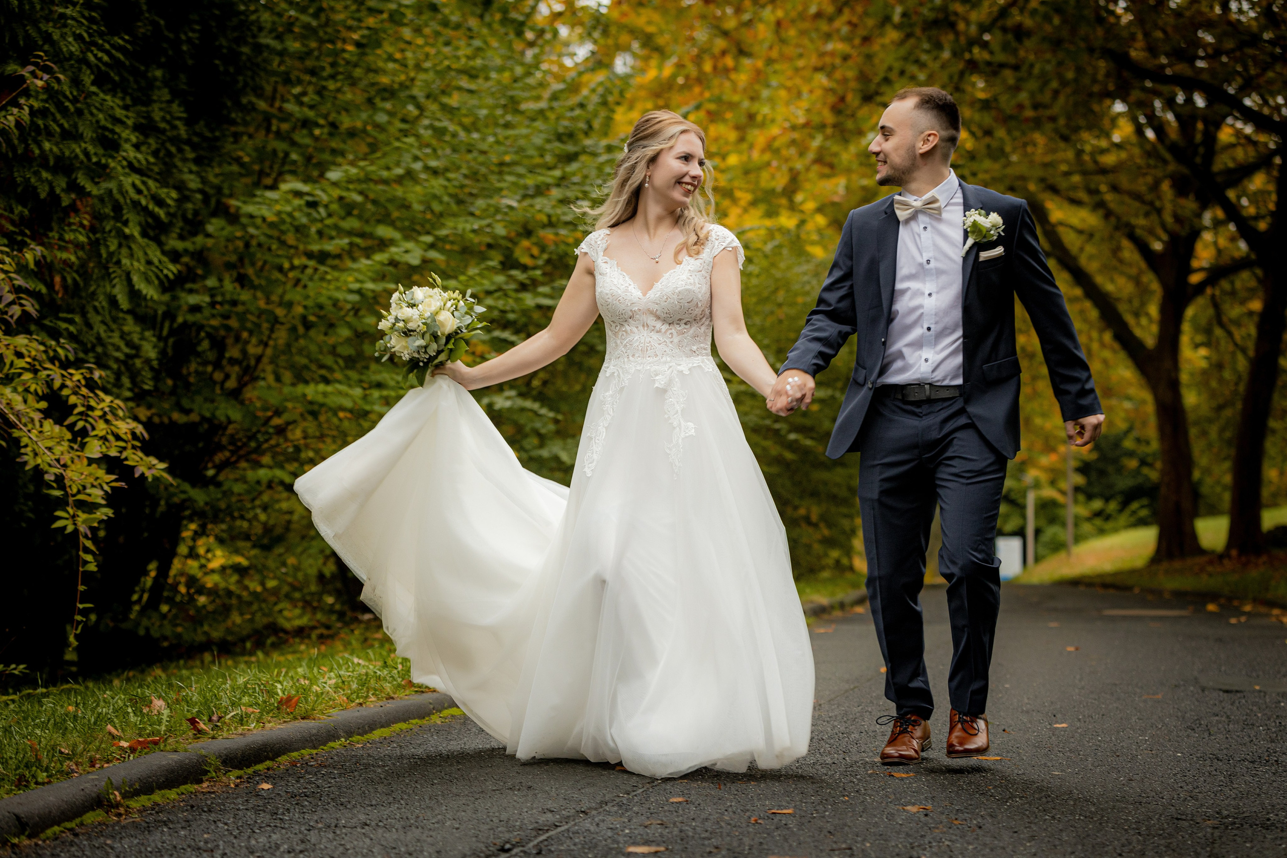 Herbstliche Hochzeit. Фотограф в Германии — Михаэль Барон
