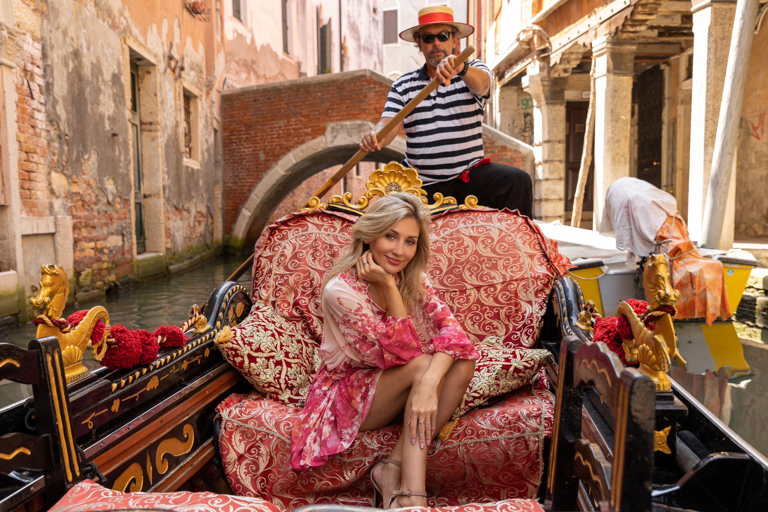 Hot summer day in Venice with Sergey and Maria