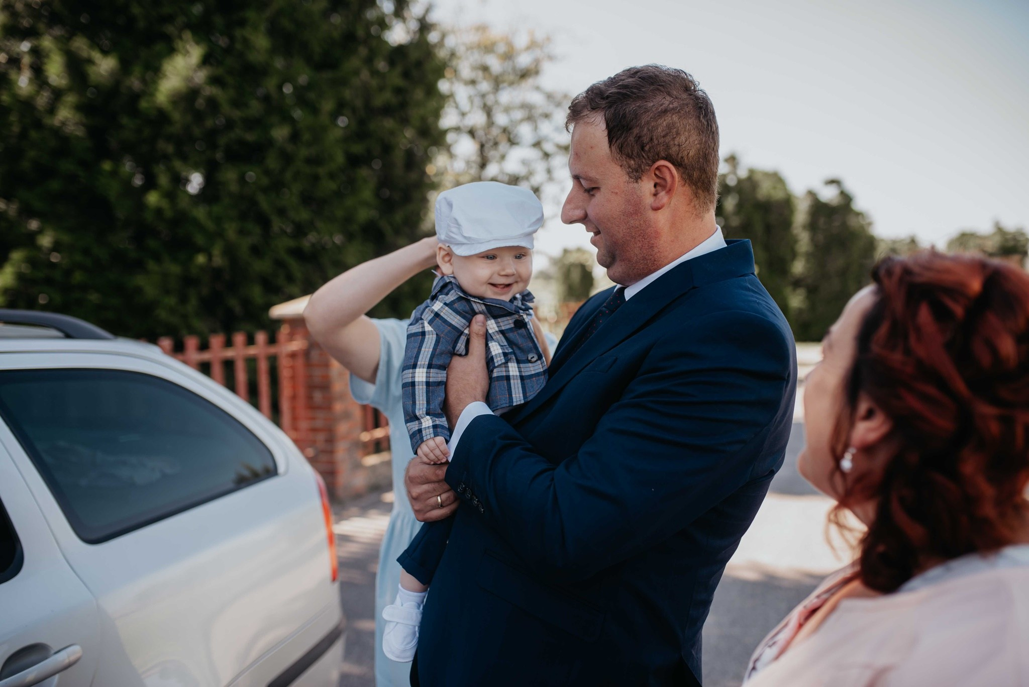Chrzest Święty Franciszka. Dominika Strachacka Fotografia | Fotograf ślubny i rodzinny Opole Lubelskie Lublin